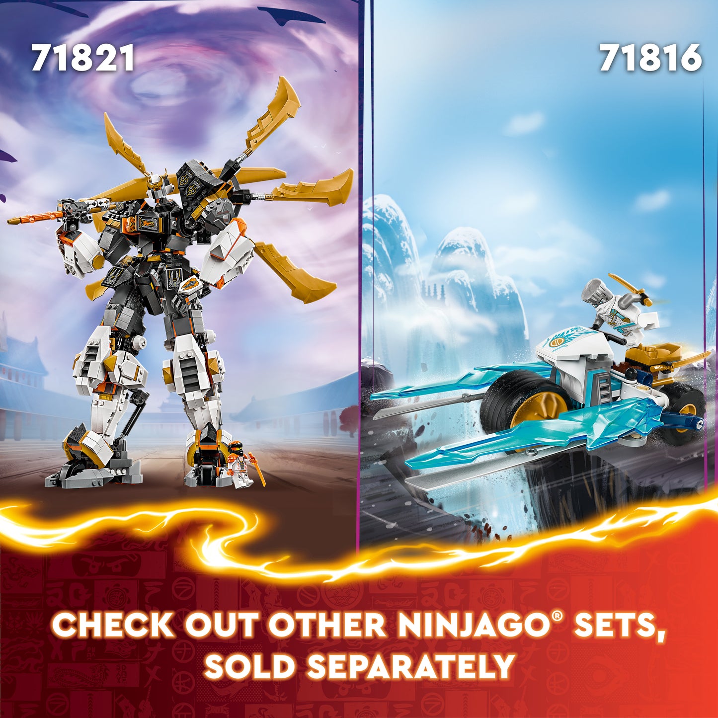 LEGO® Ninjago 71820 Kombi-Raupe des Ninja-Teams