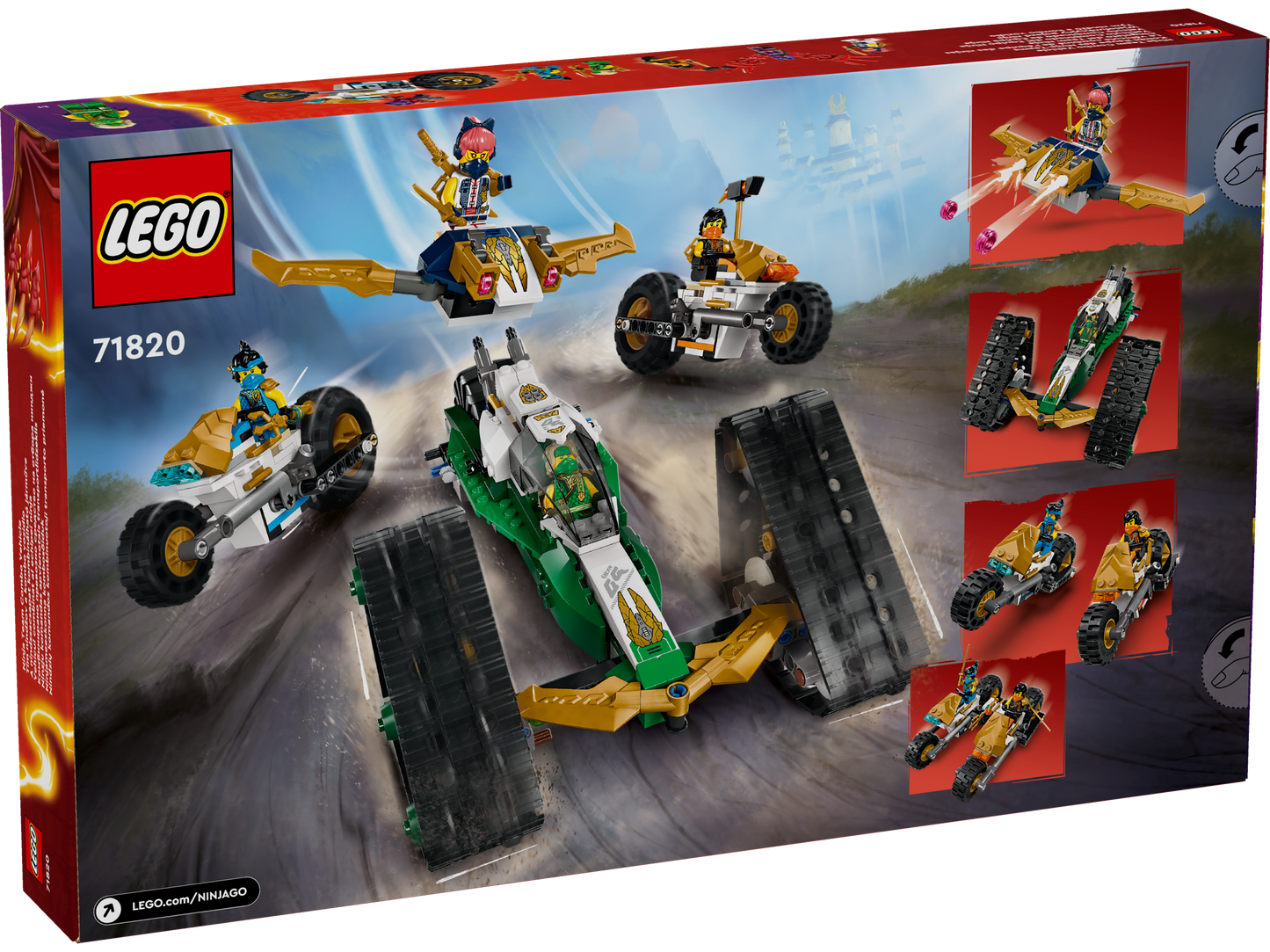 LEGO® Ninjago 71820 Kombi-Raupe des Ninja-Teams