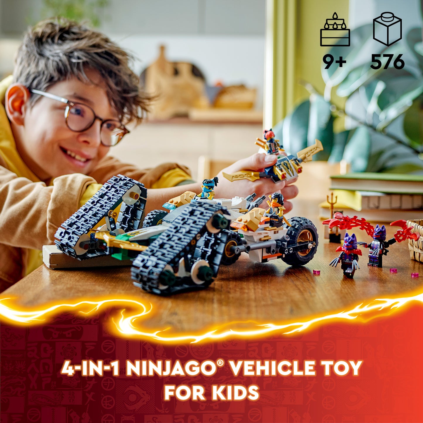 LEGO® Ninjago 71820 Kombi-Raupe des Ninja-Teams