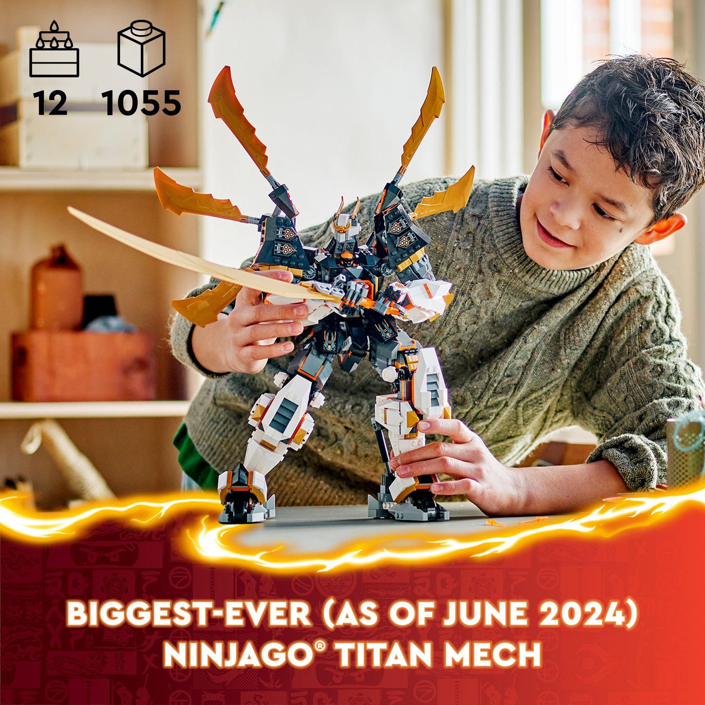 LEGO® Ninjago 71821 Coles Titandrachen-Mech