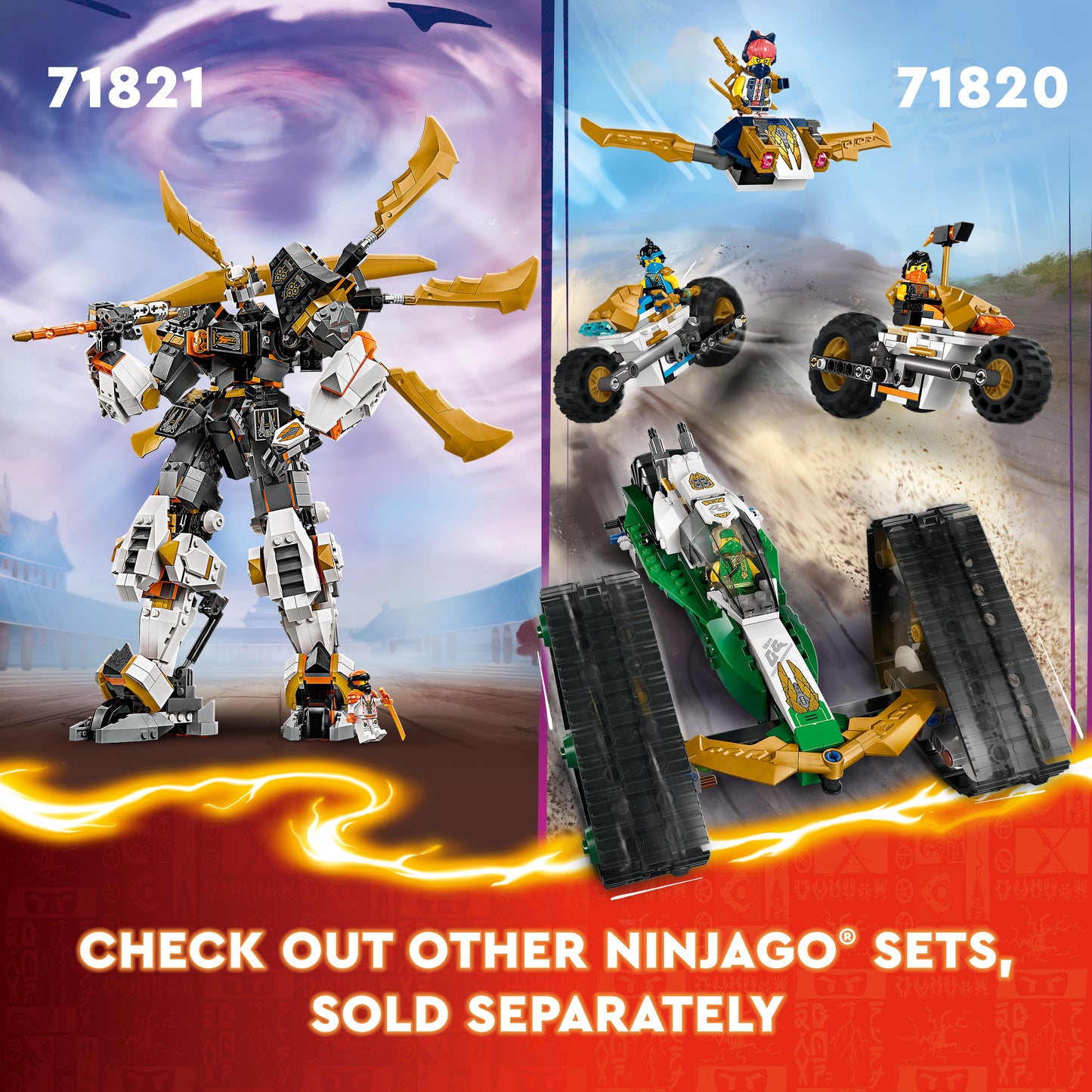 LEGO® Ninjago 71822 Quelldrache der Bewegung