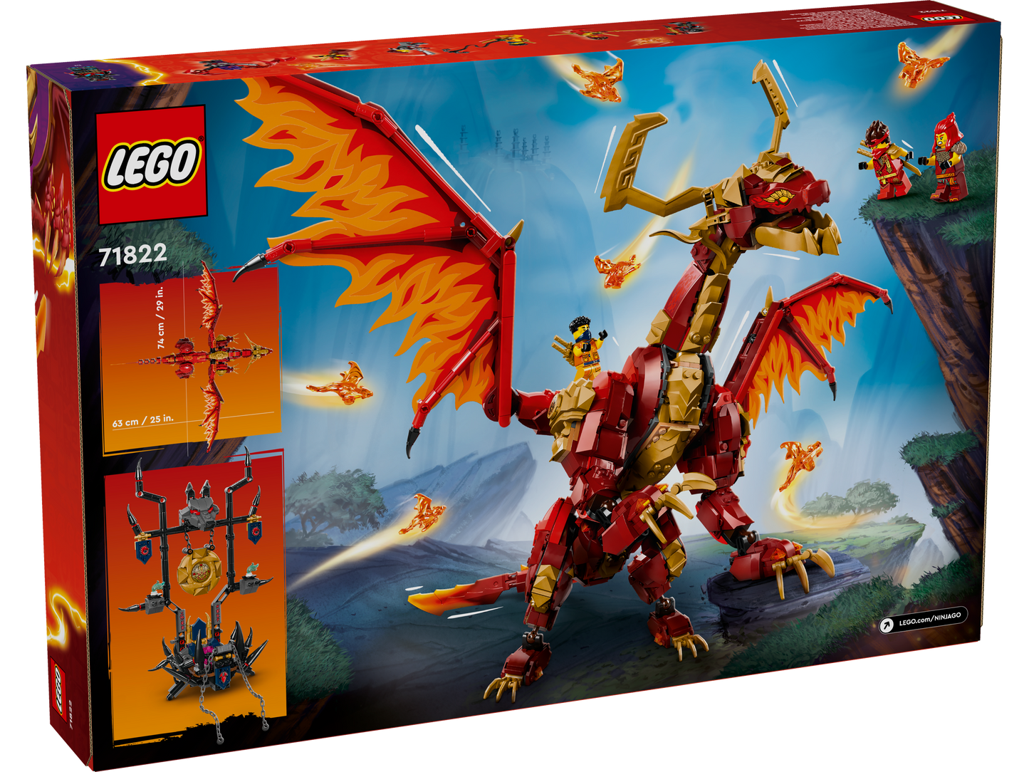 LEGO® Ninjago 71822 Quelldrache der Bewegung