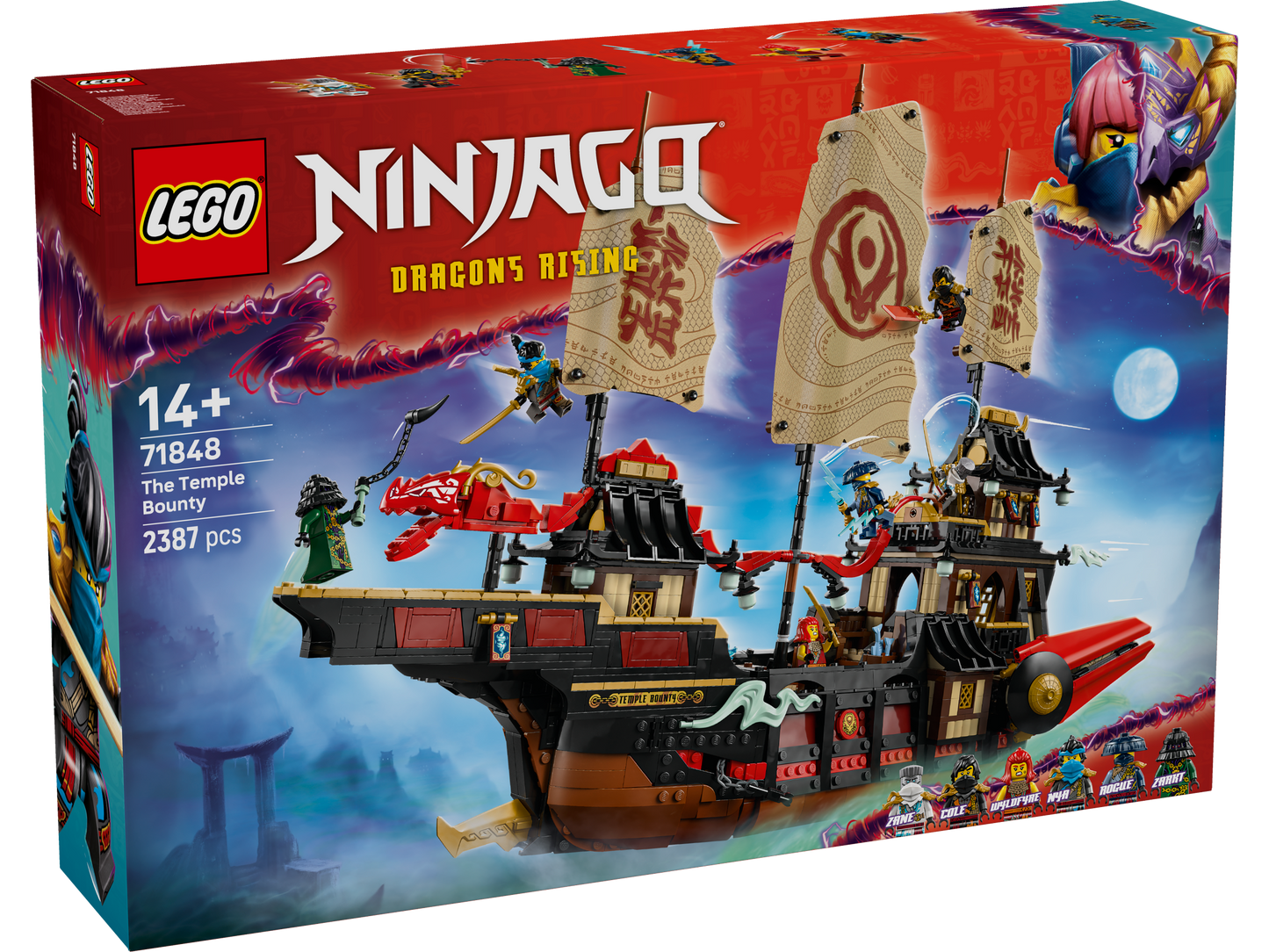 LEGO® Ninjago 71848 Der Tempel-Flugsegler