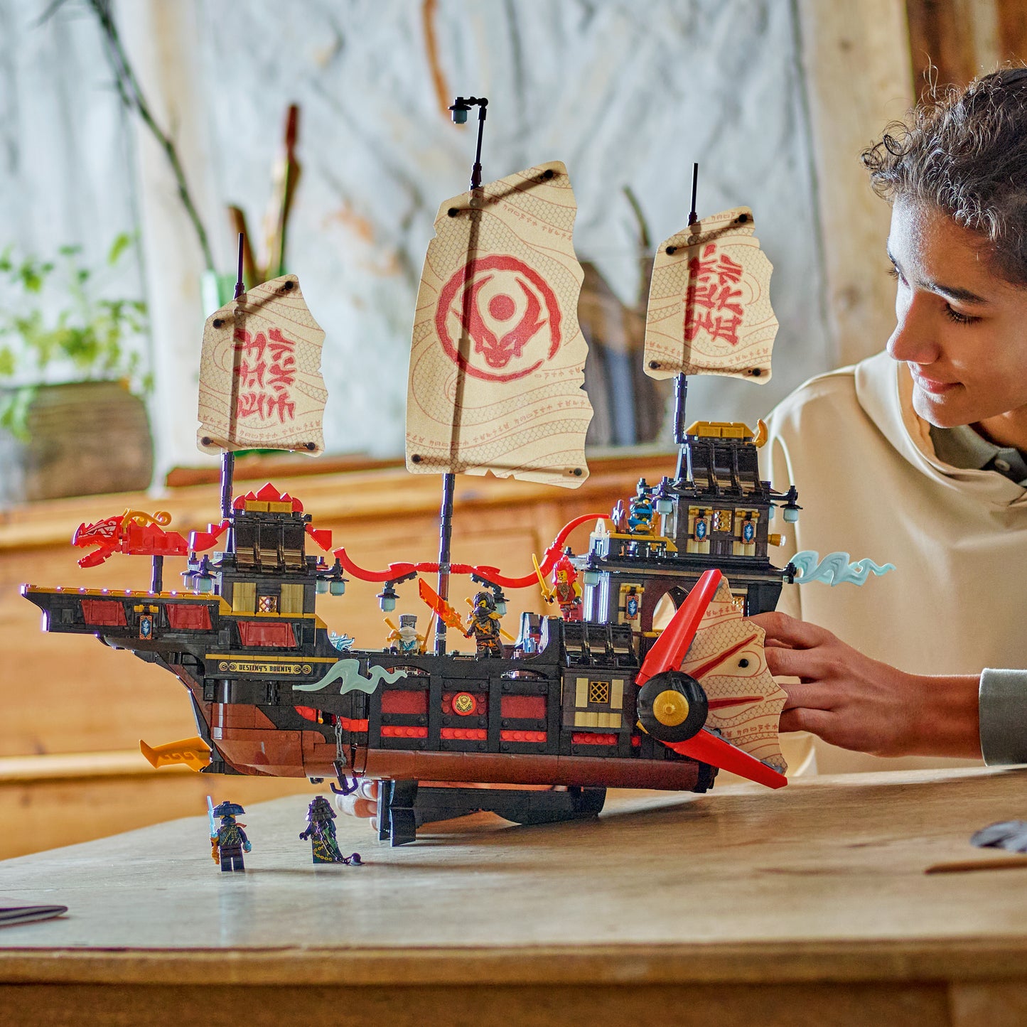 LEGO® Ninjago 71848 Der Tempel-Flugsegler