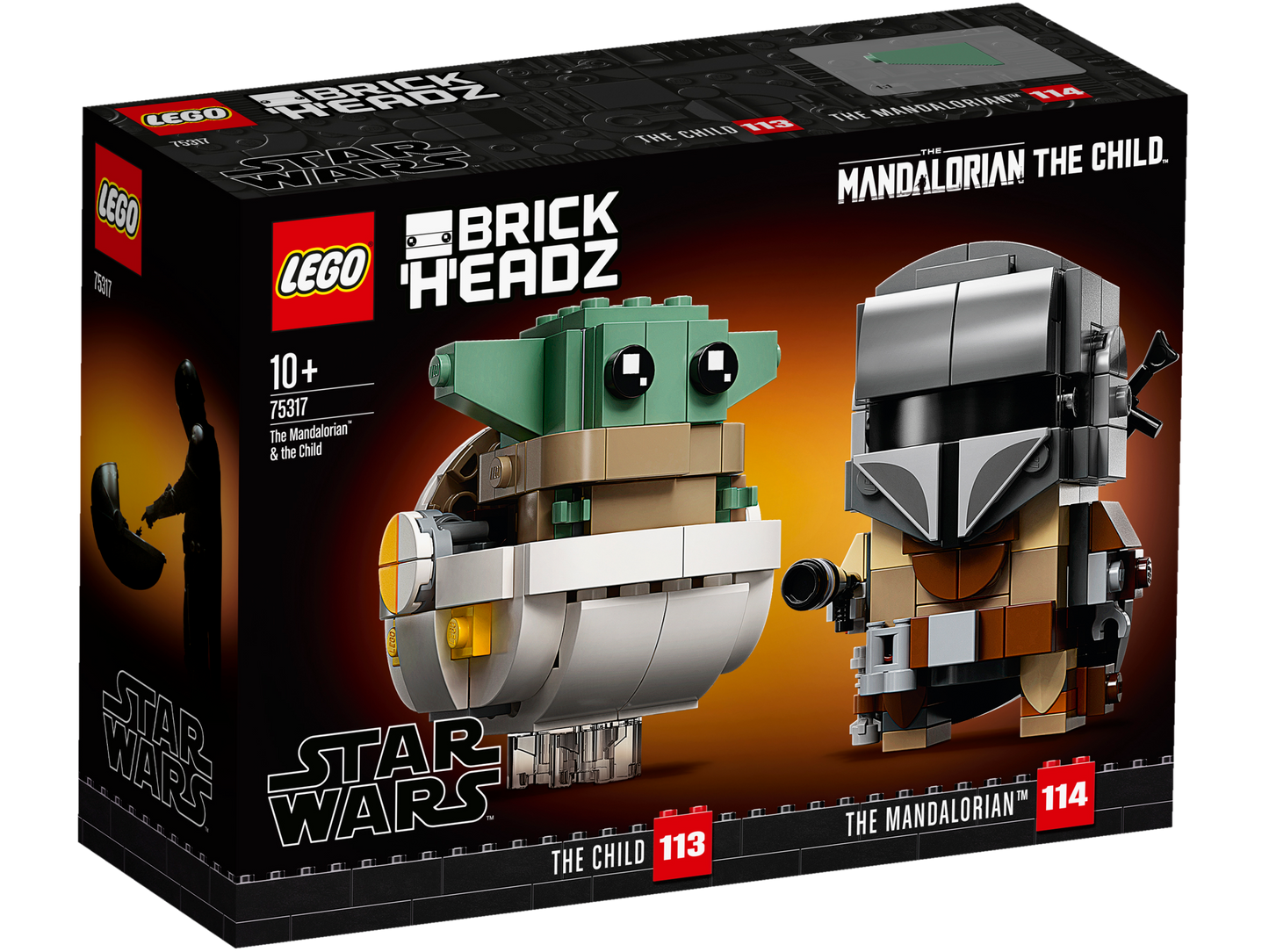 LEGO® BrickHeadz 75317 Der Mandalorianer™ und das Kind