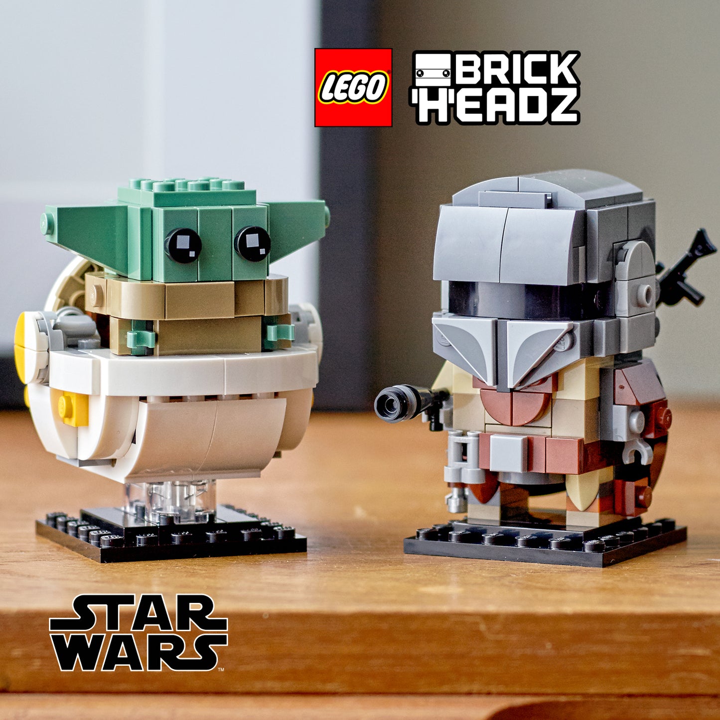 LEGO® BrickHeadz 75317 Der Mandalorianer™ und das Kind