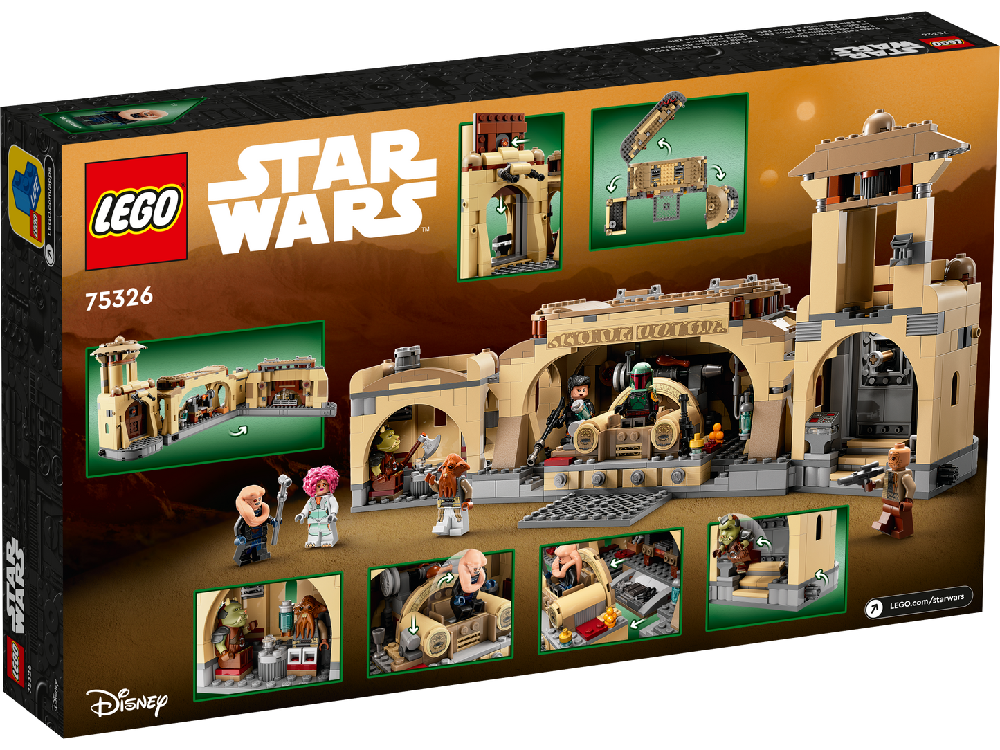 LEGO® Star Wars 75326 Boba Fetts Thronsaal