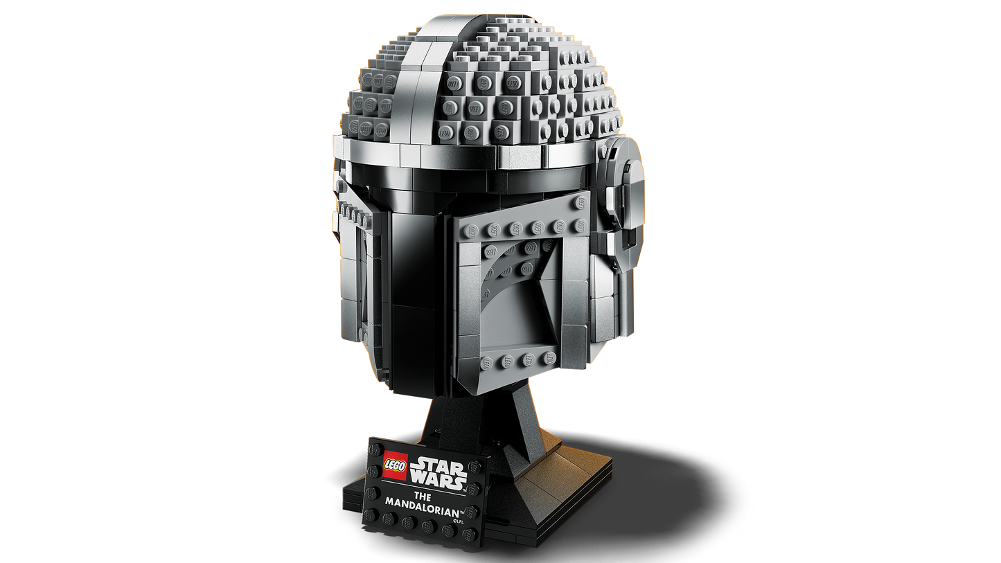 LEGO® Star Wars 75328 Mandalorianer Helm - gebraucht ohne OVP / BA