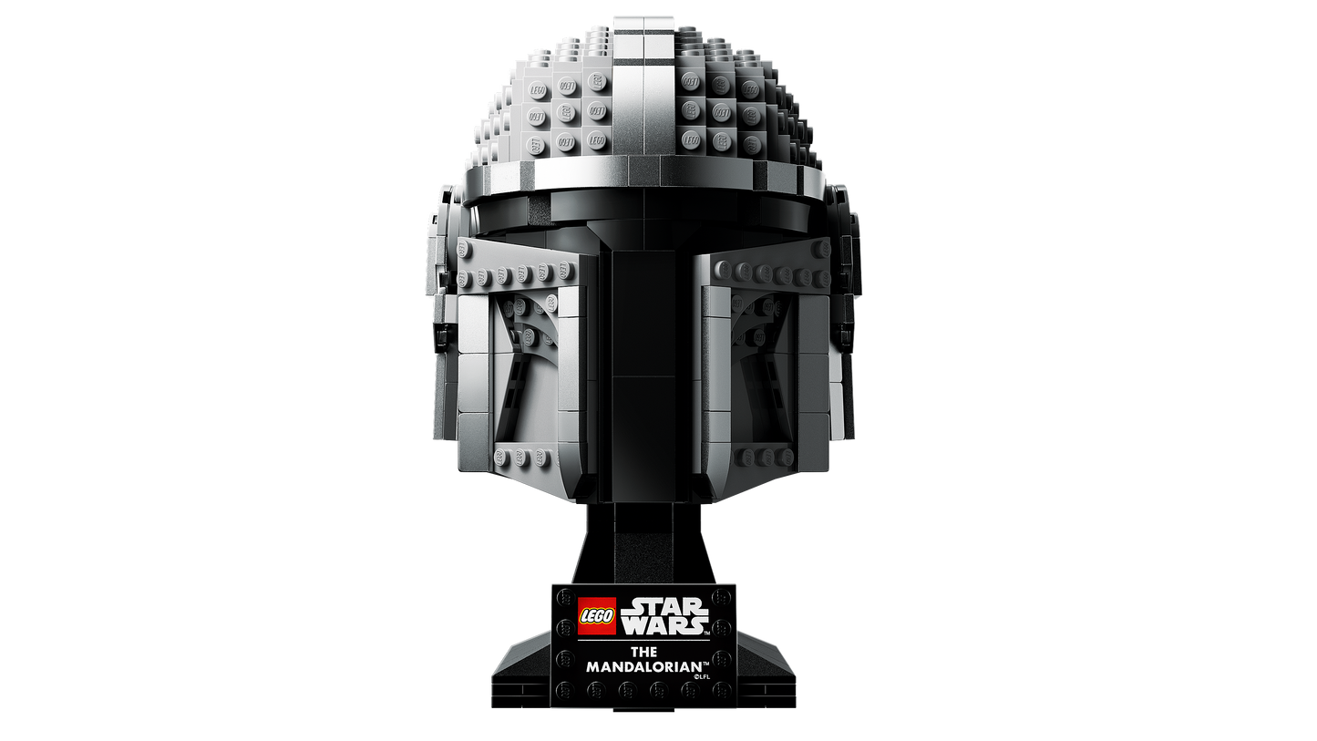 LEGO® Star Wars 75328 Mandalorianer Helm - gebraucht ohne OVP / BA