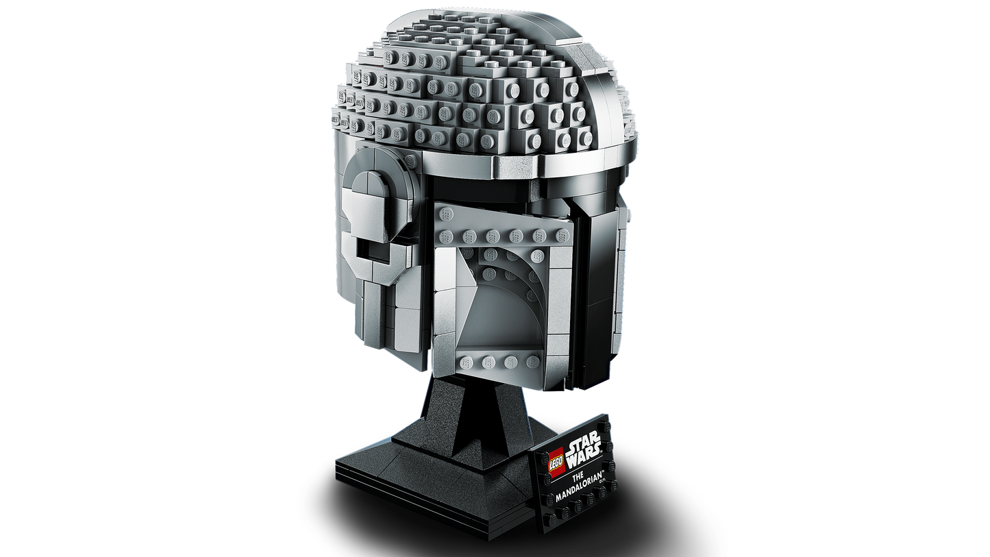 LEGO® Star Wars 75328 Mandalorianer Helm - gebraucht ohne OVP / BA