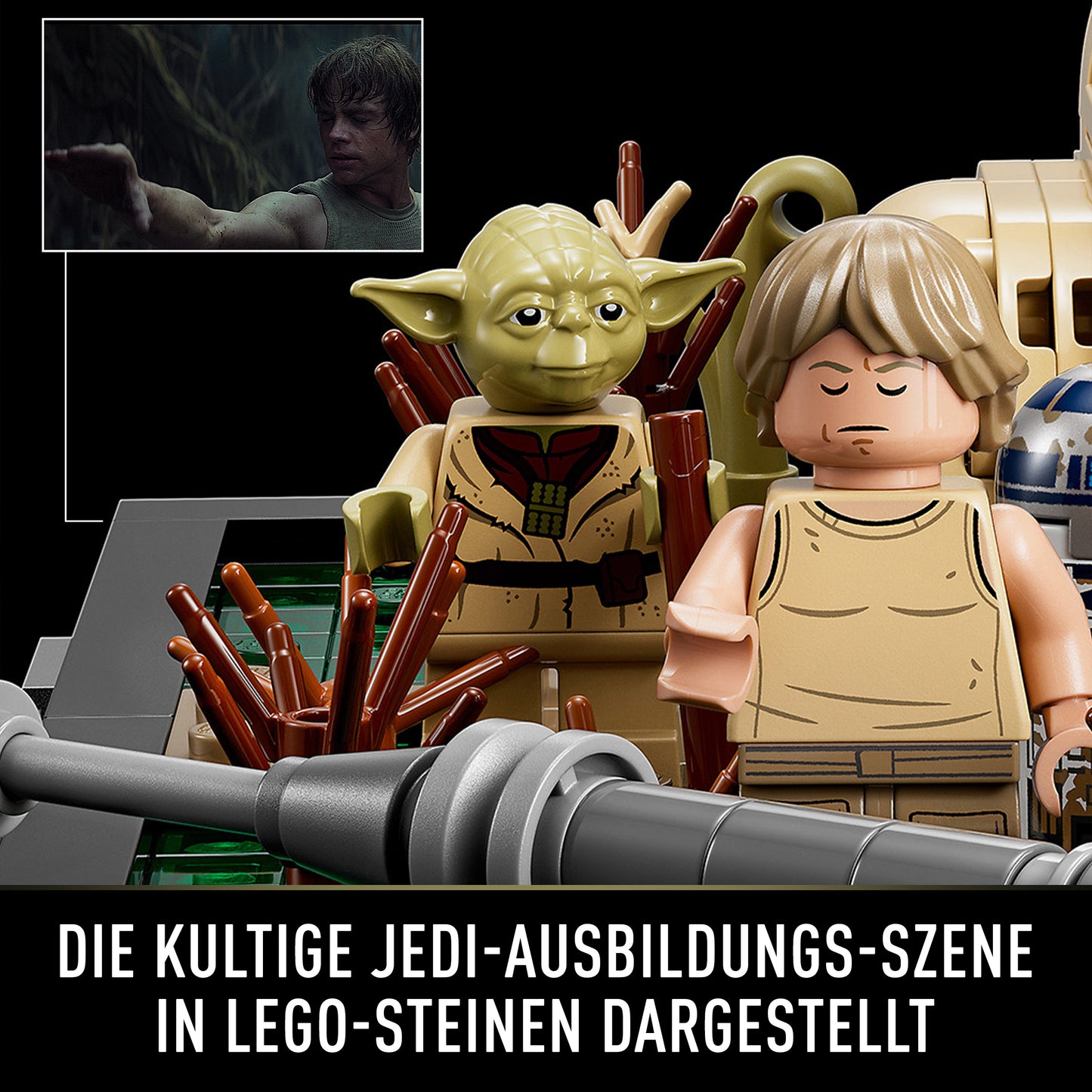 LEGO® Star Wars 75330 Jedi™ Training auf Dagobah™ – Diorama