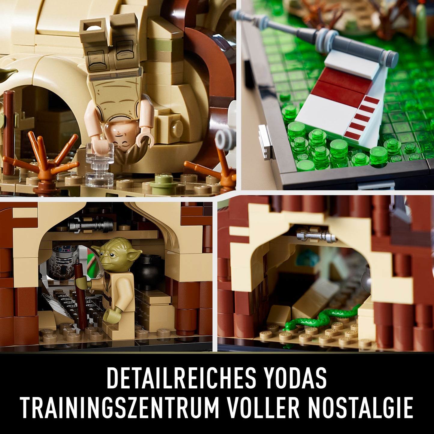 LEGO® Star Wars 75330 Jedi™ Training auf Dagobah™ – Diorama