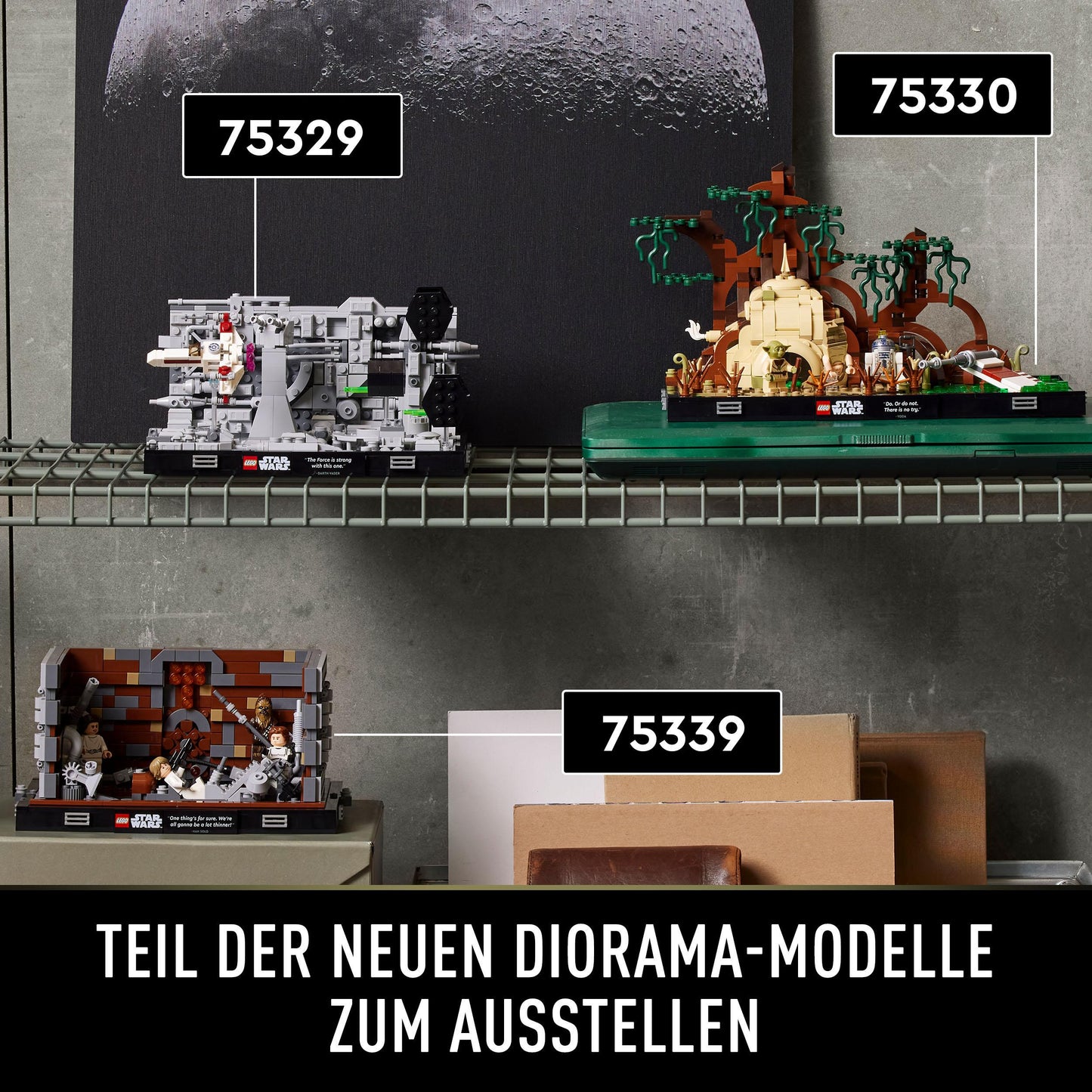 LEGO® Star Wars 75330 Jedi™ Training auf Dagobah™ – Diorama