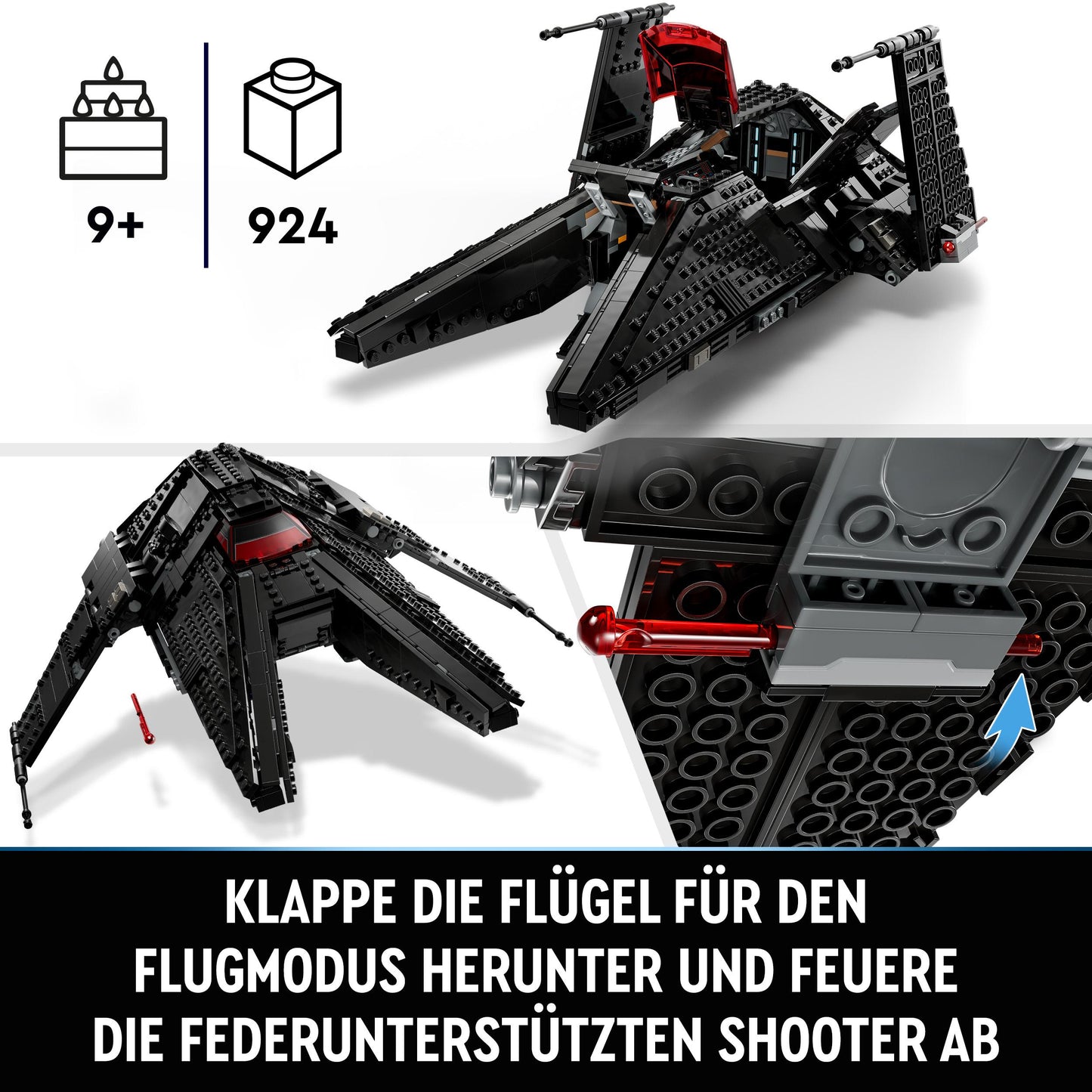 LEGO® Star Wars 75336 Die Scythe™ – Transportschiff des Großinquisitors