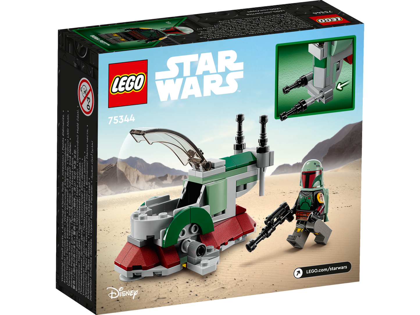 LEGO® Star Wars 75344 Boba Fetts Starship™ – Microfighter