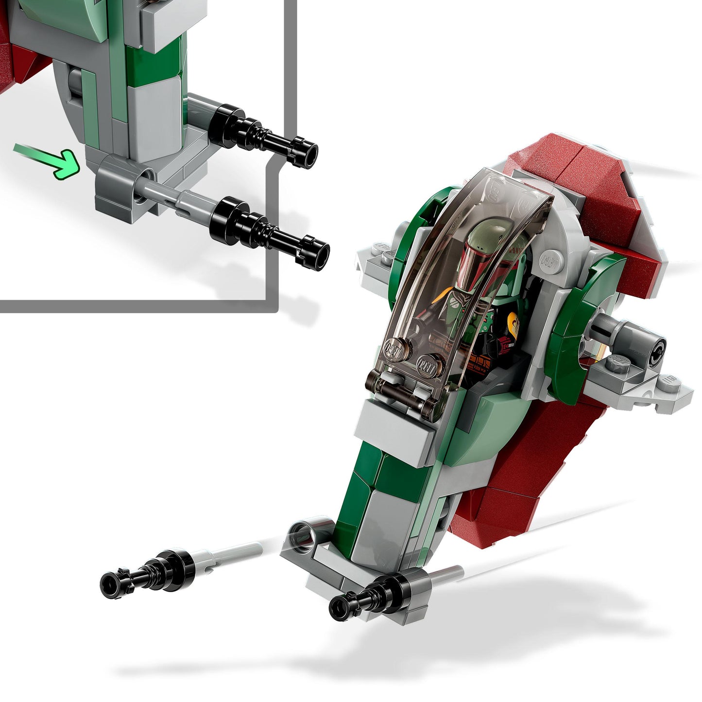 LEGO® Star Wars 75344 Boba Fetts Starship™ – Microfighter