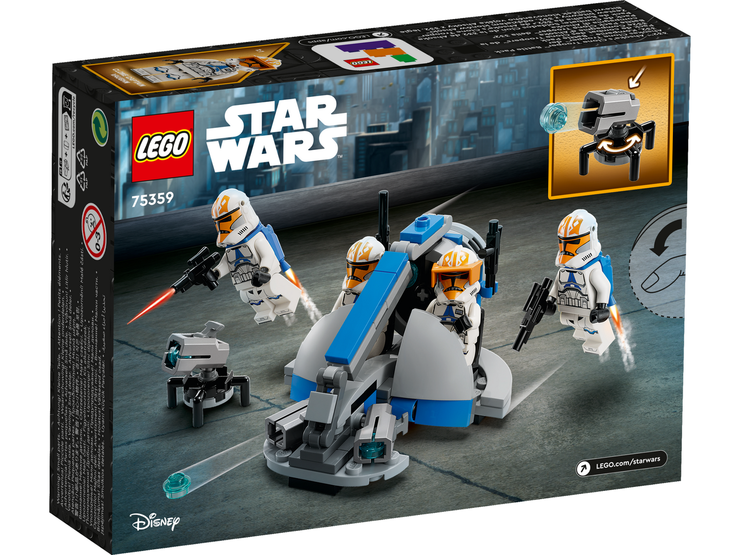 LEGO® Star Wars 75359 Ahsokas Clone Trooper der 332. Kompanie – Battle Pack