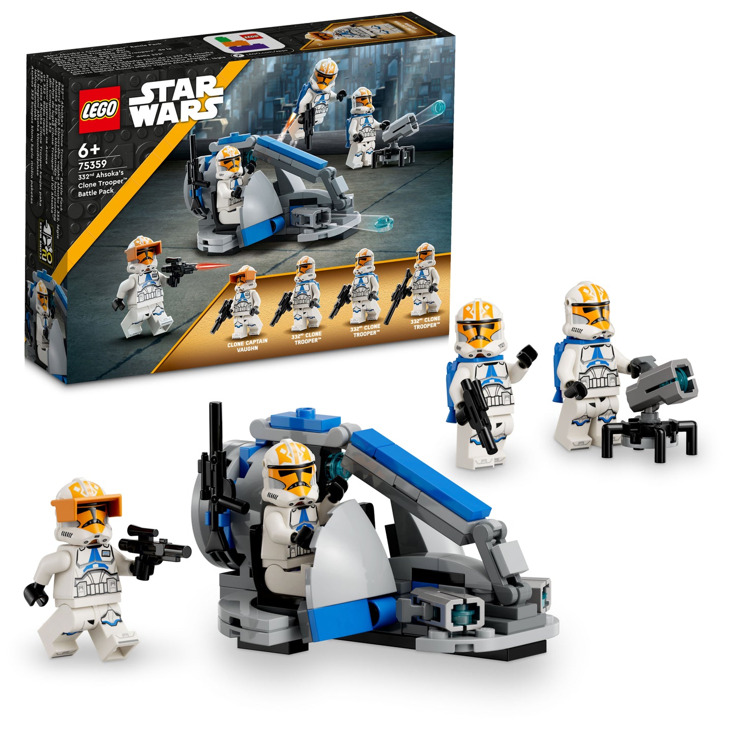 LEGO® Star Wars 75359 Ahsokas Clone Trooper der 332. Kompanie – Battle Pack