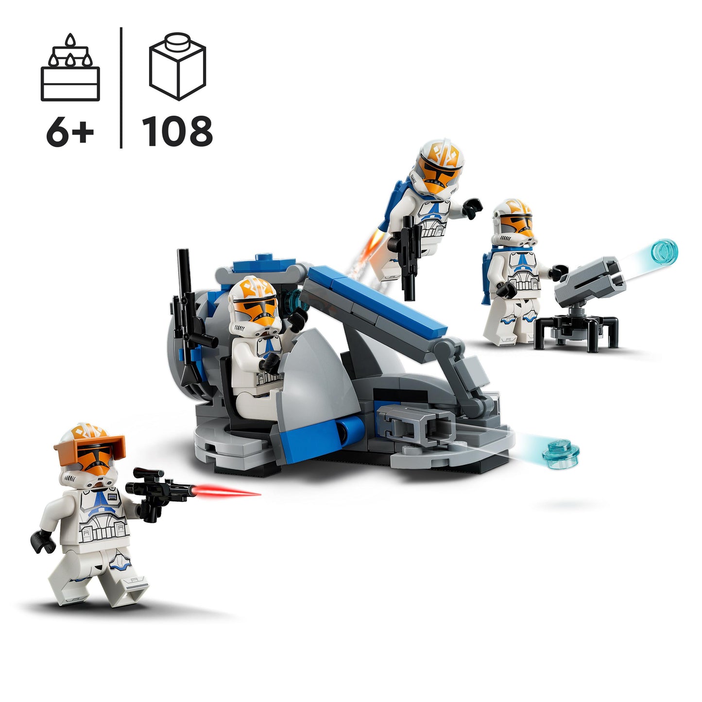 LEGO® Star Wars 75359 Ahsokas Clone Trooper der 332. Kompanie – Battle Pack