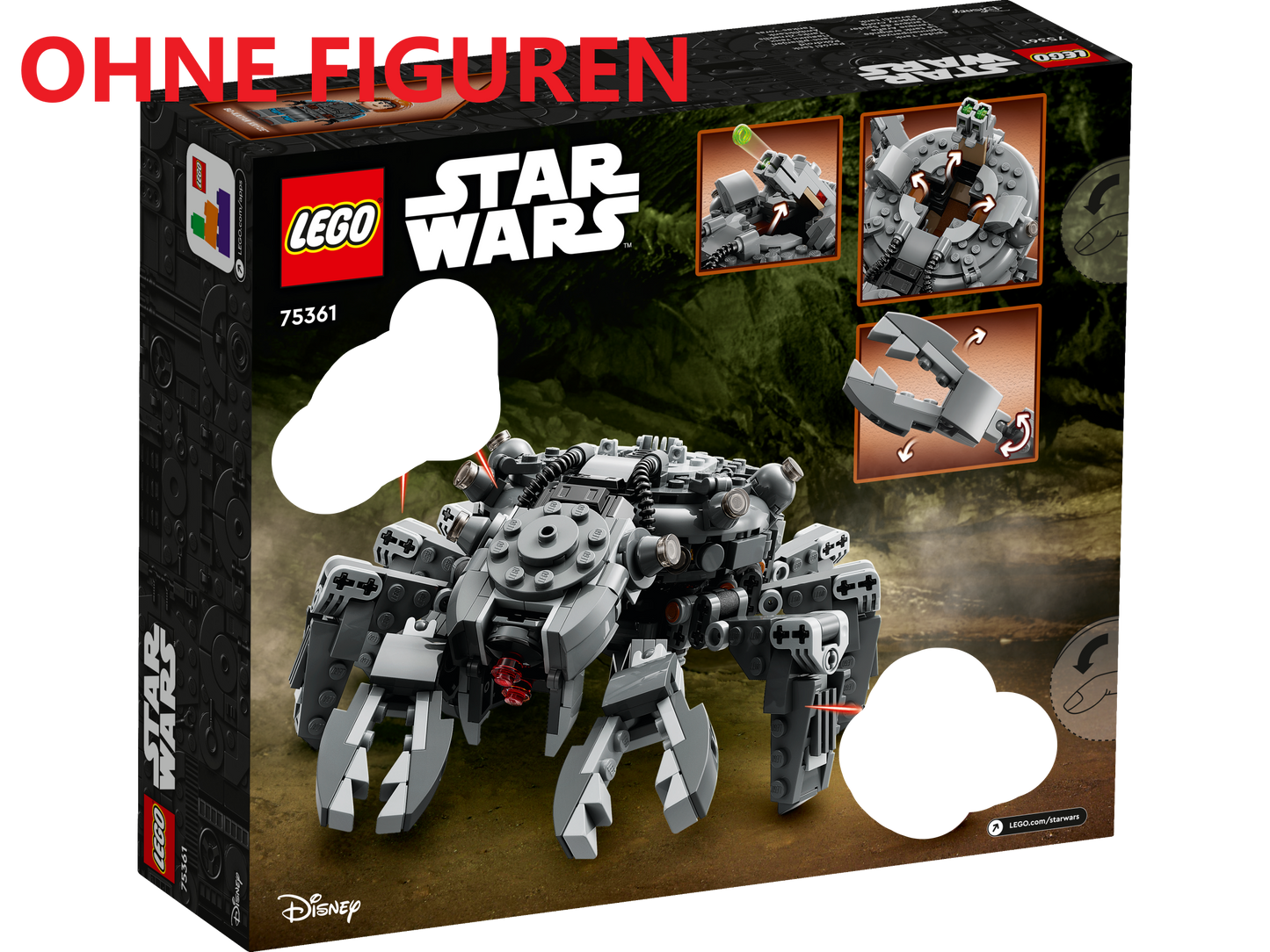 LEGO® Star Wars 75361 Spinnenpanzer - ohne Figuren