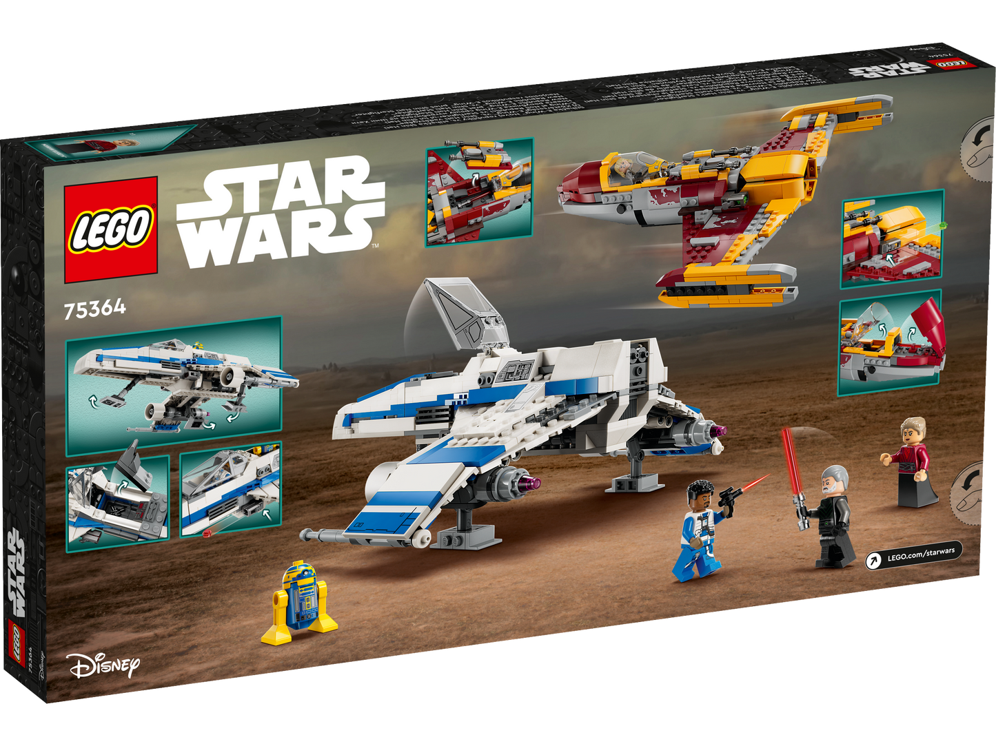 LEGO® Star Wars 75364 New Republic E-Wing™ vs. Shin Hatis Starfighter™