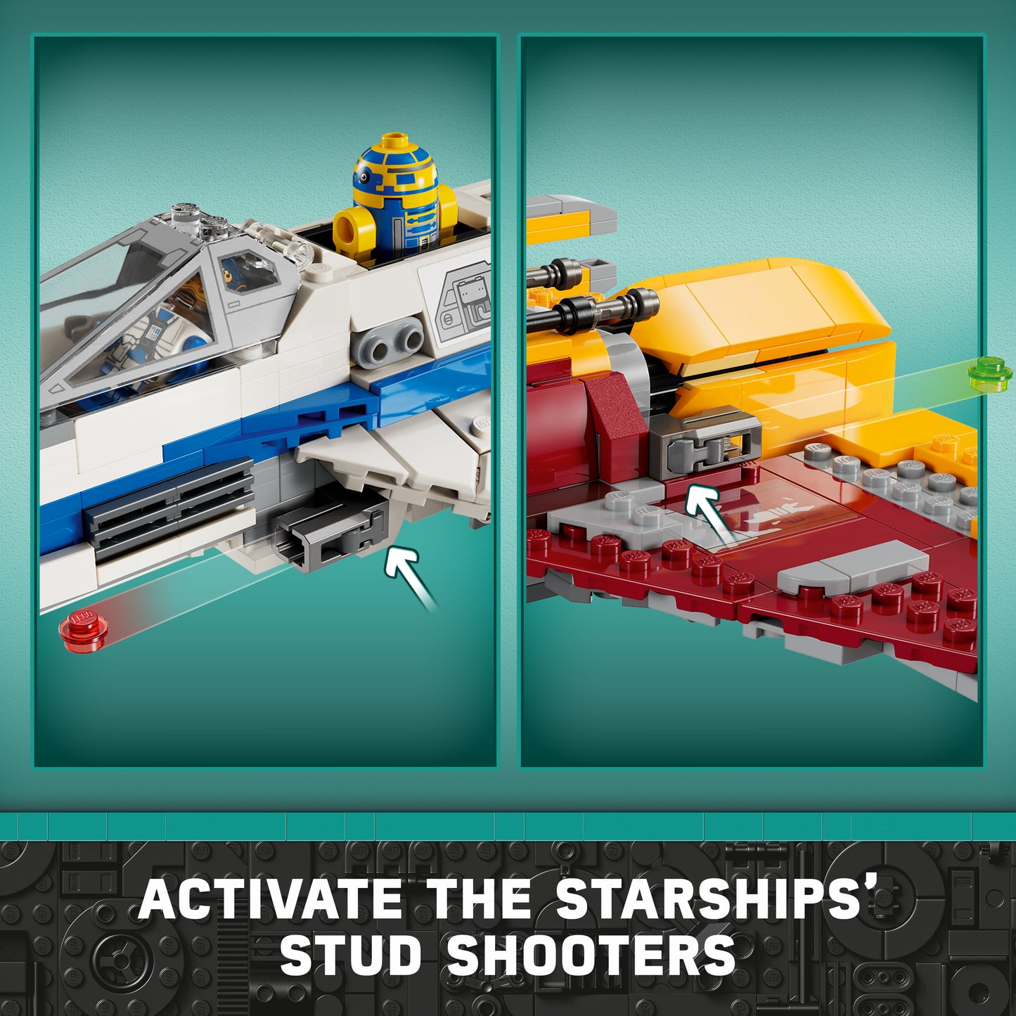 LEGO® Star Wars 75364 New Republic E-Wing™ vs. Shin Hatis Starfighter™