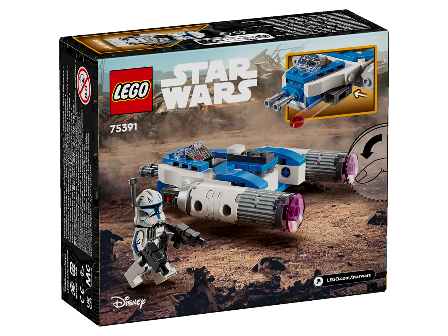 LEGO® Star Wars 75391 Captain Rex™ Y-Wing™ Microfighter