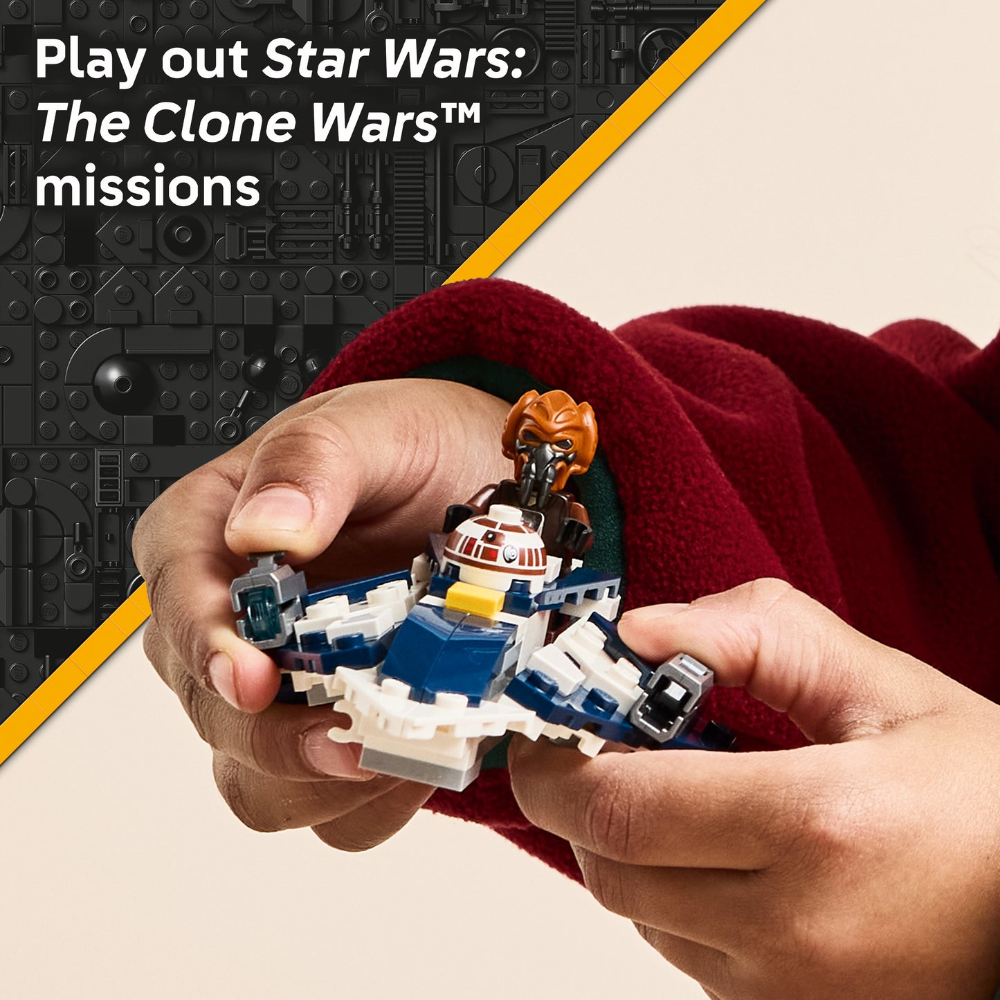 LEGO® Star Wars 75400 Plo Koons Jedi Starfighter™ Microfighter