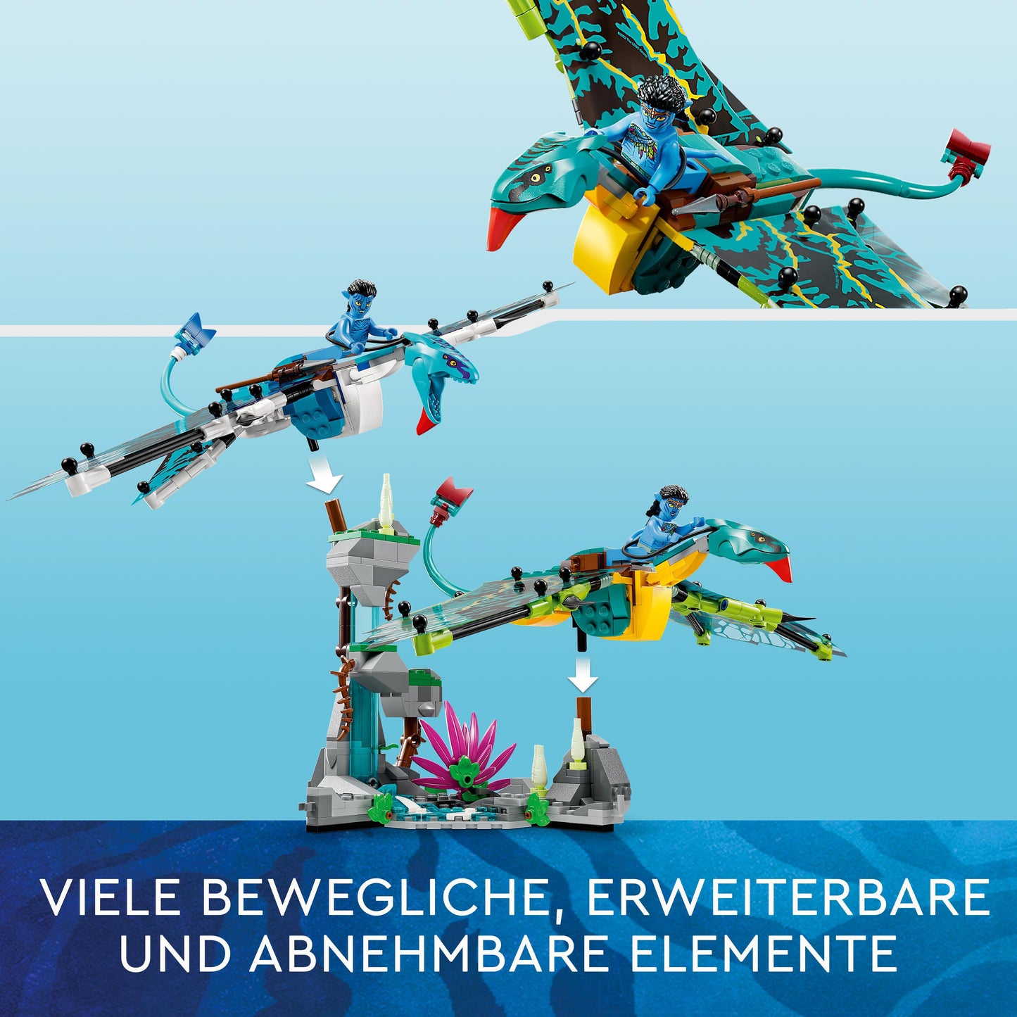 LEGO® Avatar 75572 Jakes und Neytiris erster Flug auf einem Banshee