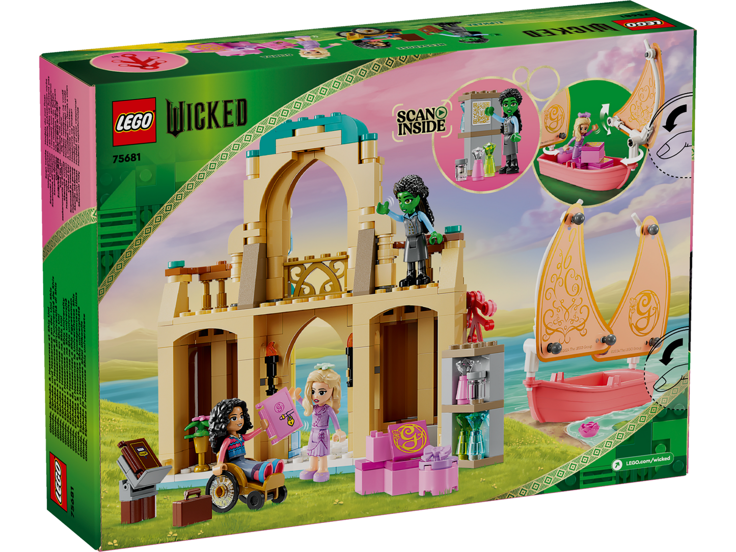 LEGO® Wicked 75681 Glinda, Elphaba und Nessarose an der Universität Shiz