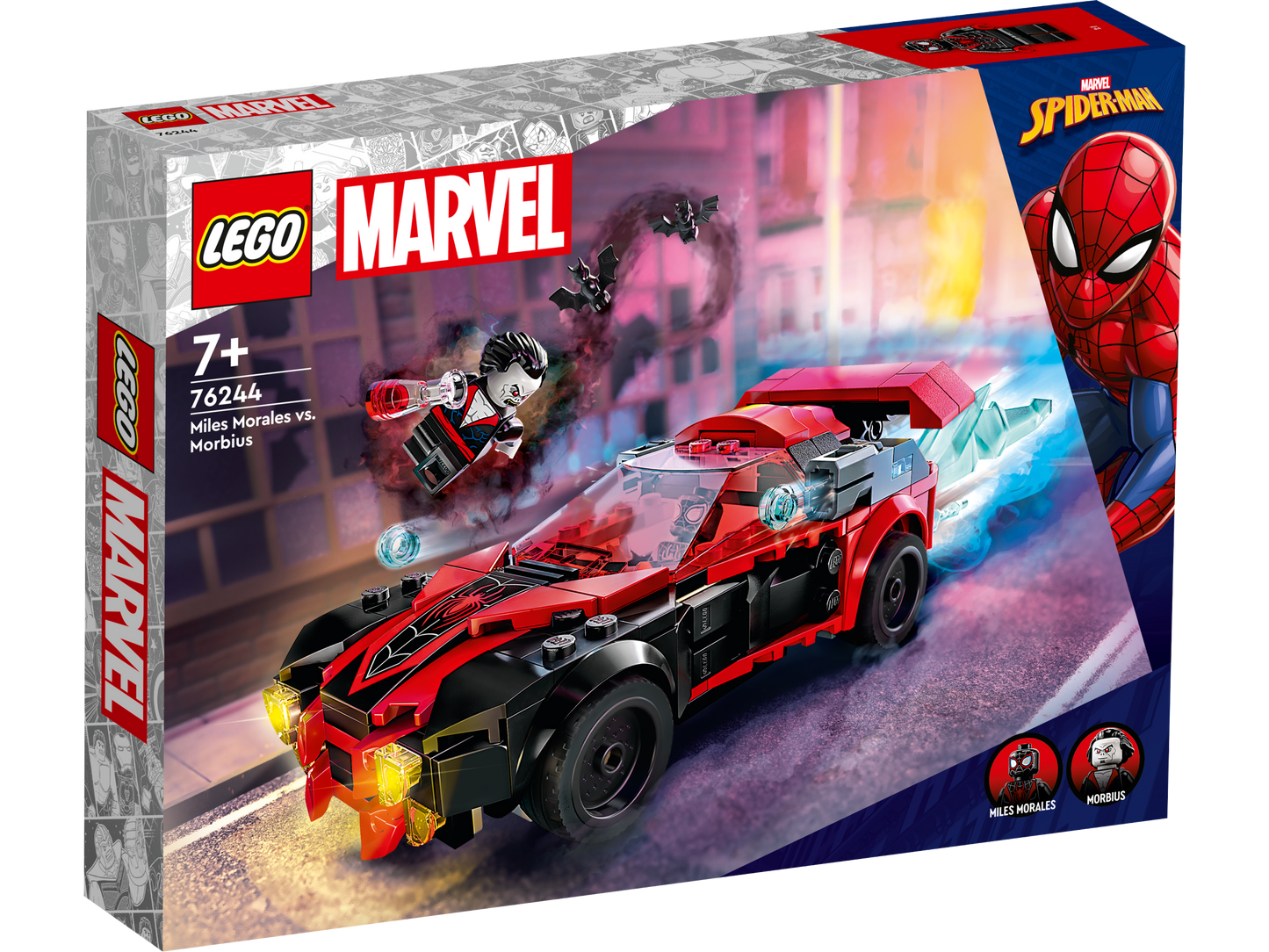 LEGO® Super Heroes 76244 Miles Morales vs. Morbius