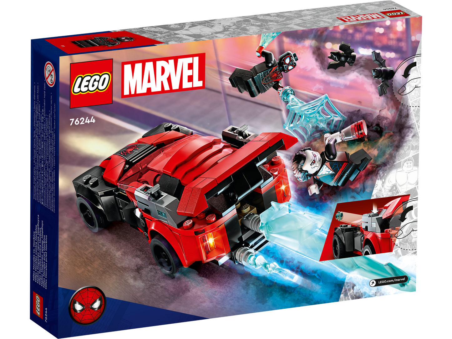 LEGO® Super Heroes 76244 Miles Morales vs. Morbius