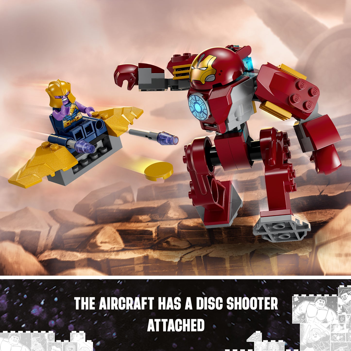 LEGO® Super Heroes 76263 Iron Man Hulkbuster vs. Thanos