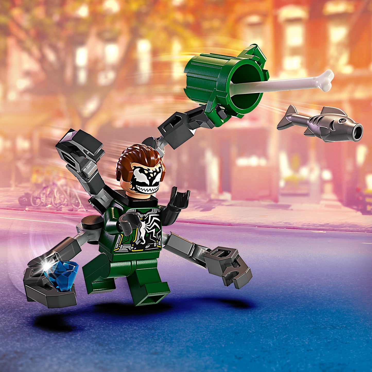 LEGO® Super Heroes 76275 Motorrad-Verfolgungsjagd: Spider-Man vs. Doc Ock