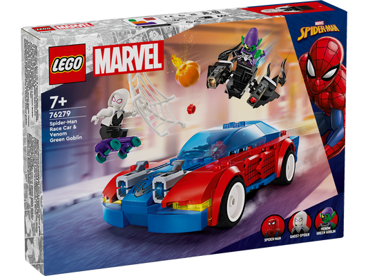 LEGO® Super Heroes 76279 Spider-Mans Rennauto & Venom Green Goblin