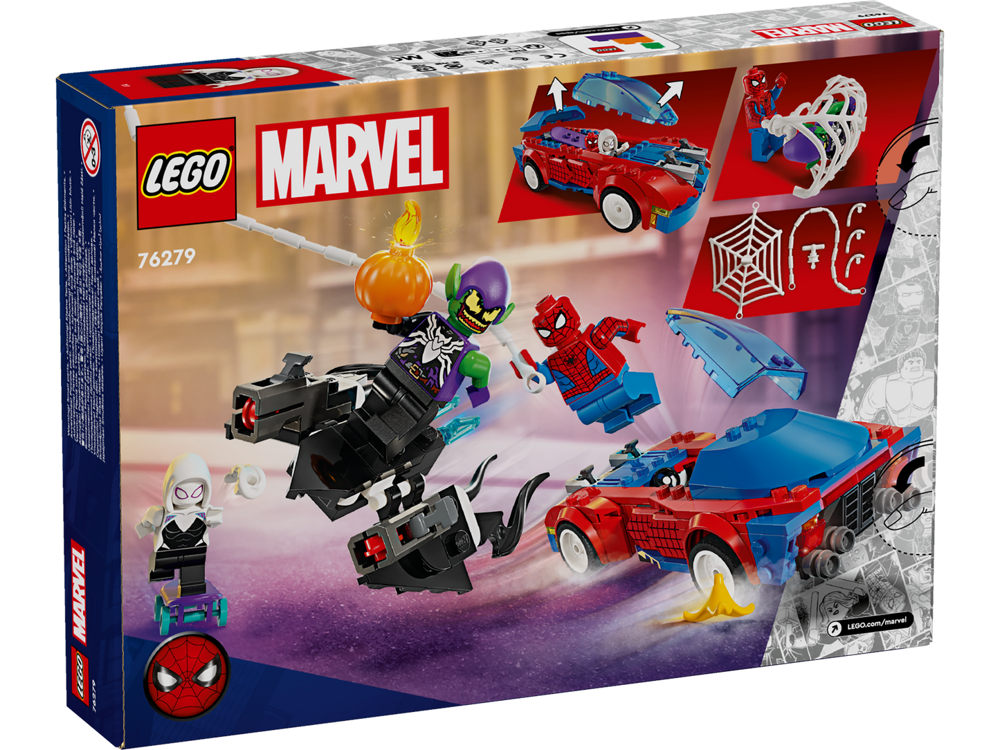 LEGO® Super Heroes 76279 Spider-Mans Rennauto & Venom Green Goblin