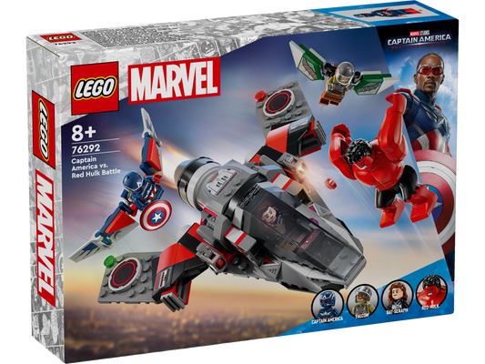 LEGO® Super Heroes 76292 Showdown zwischen Captain America und Red Hulk