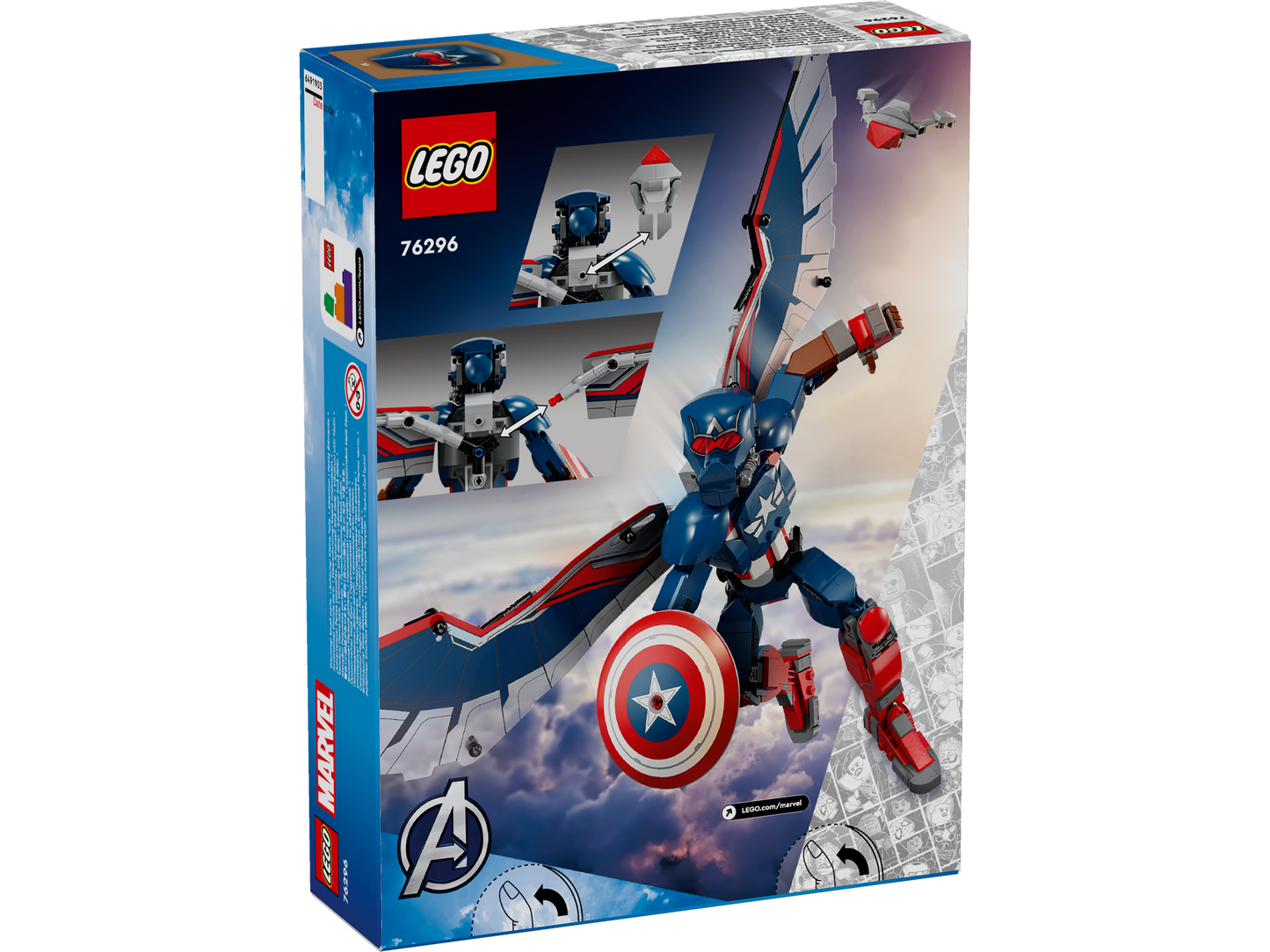 LEGO® Super Heroes 76296 New Captain America Baufigur