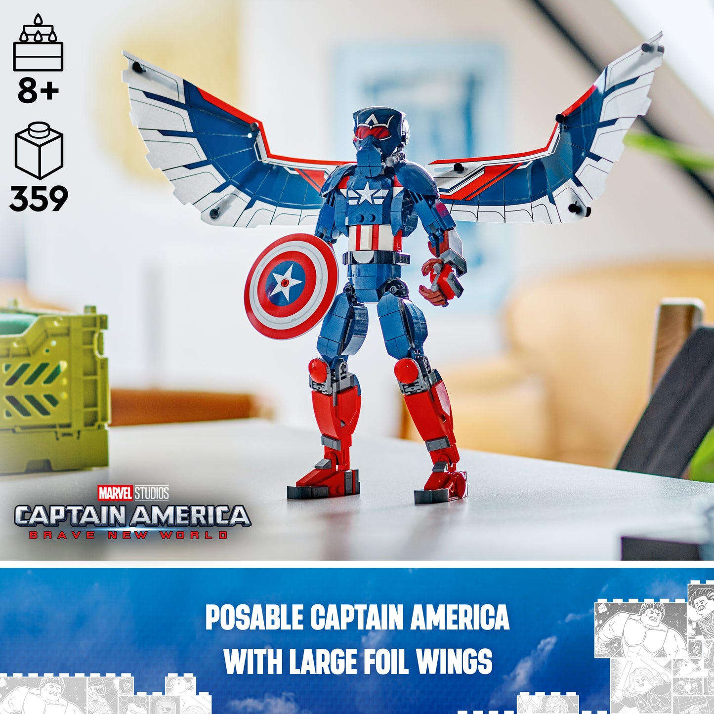 LEGO® Super Heroes 76296 New Captain America Baufigur