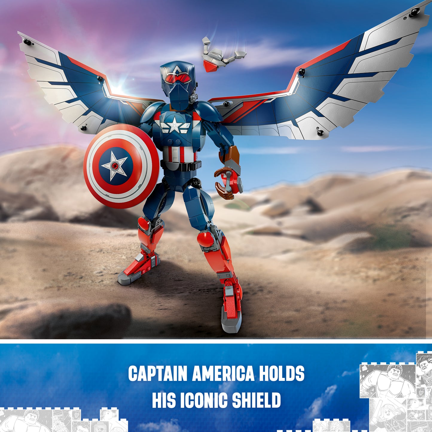 LEGO® Super Heroes 76296 New Captain America Baufigur