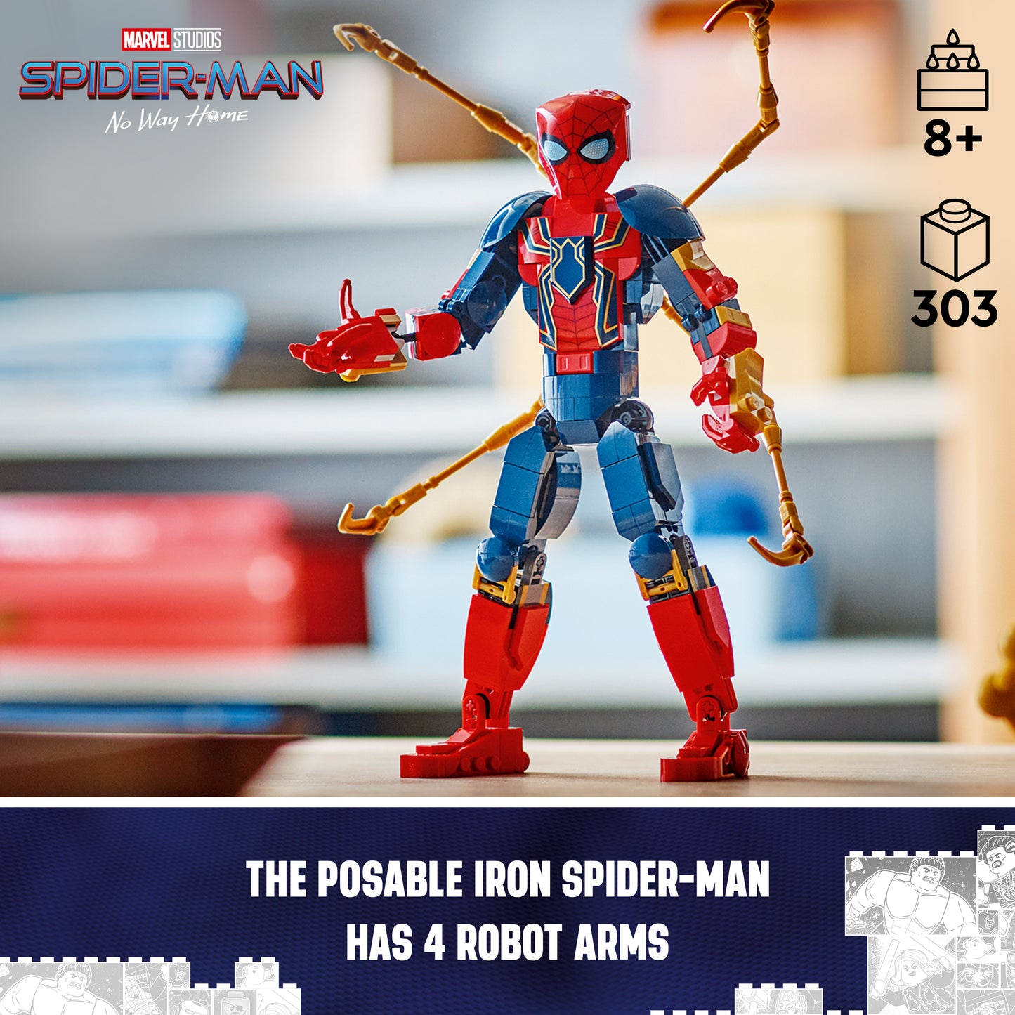 LEGO® Super Heroes 76298 Iron Spider-Man Baufigur