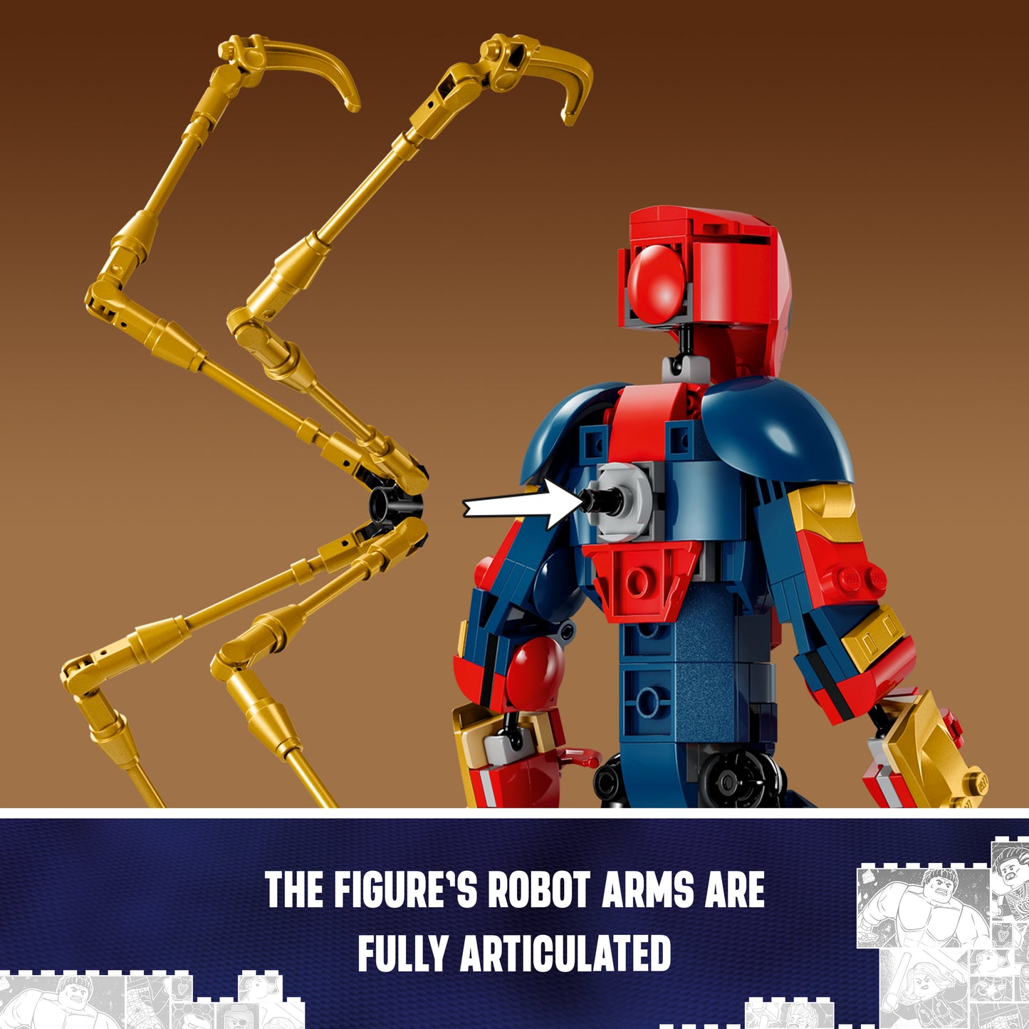 LEGO® Super Heroes 76298 Iron Spider-Man Baufigur