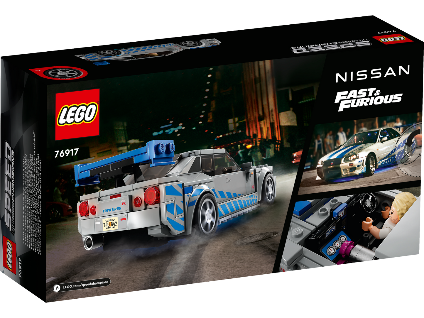 LEGO® 76917 - Speed Champions: Nissan Skyline GT-R (R34) 2 Fast 2 Furious