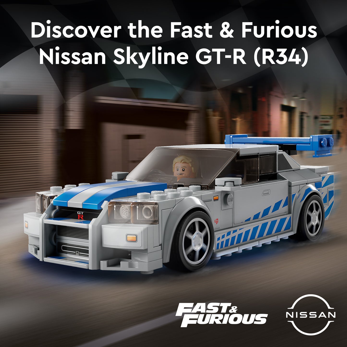 LEGO® 76917 - Speed Champions: Nissan Skyline GT-R (R34) 2 Fast 2 Furious