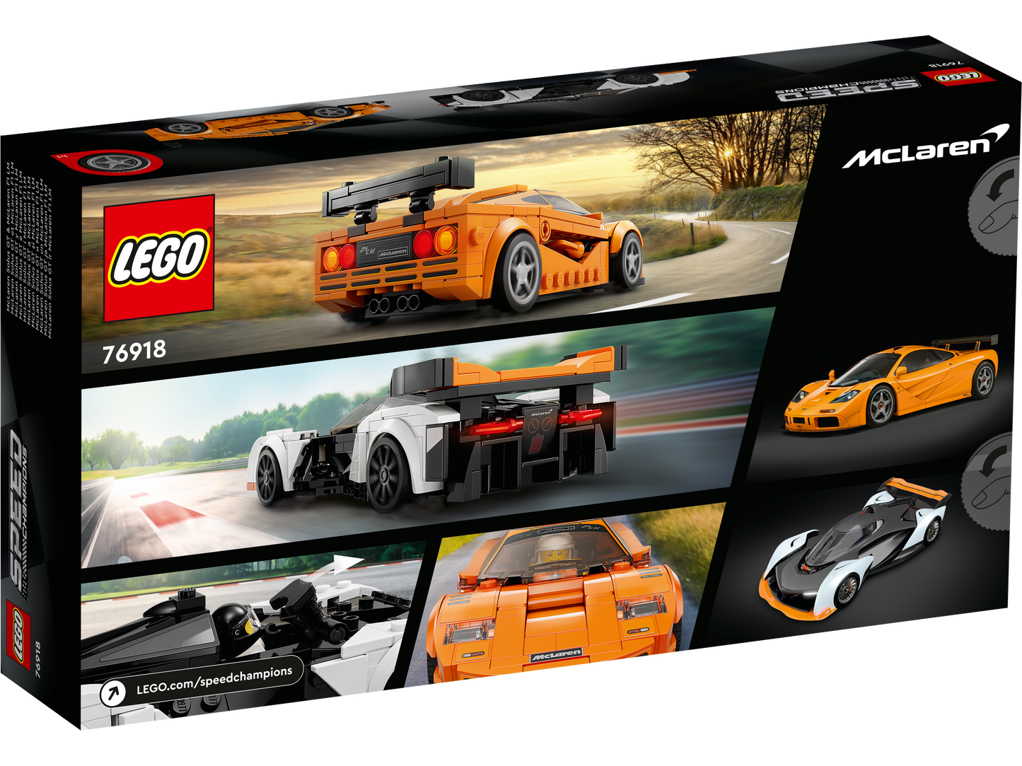 LEGO® Speed Champions 76918 McLaren Solus GT & McLaren F1 LM