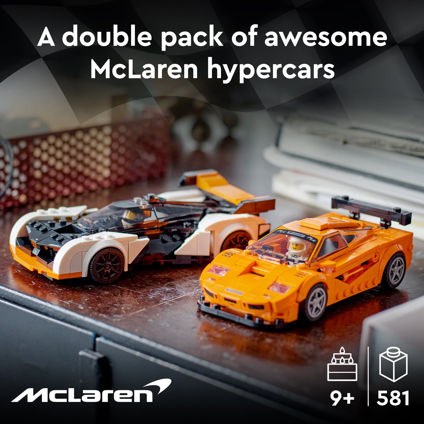 LEGO® Speed Champions 76918 McLaren Solus GT & McLaren F1 LM