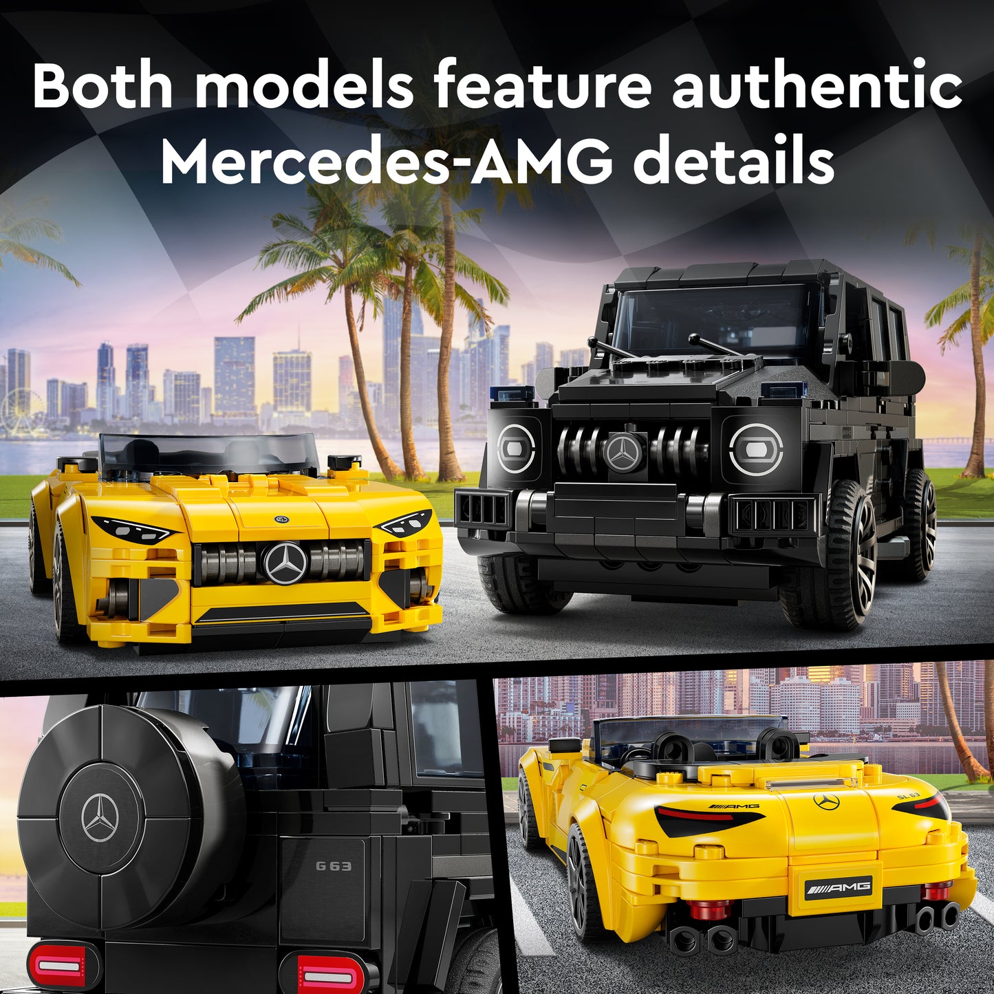 LEGO® Speed Champions 76924 Mercedes-AMG G 63 & Mercedes-AMG SL 63