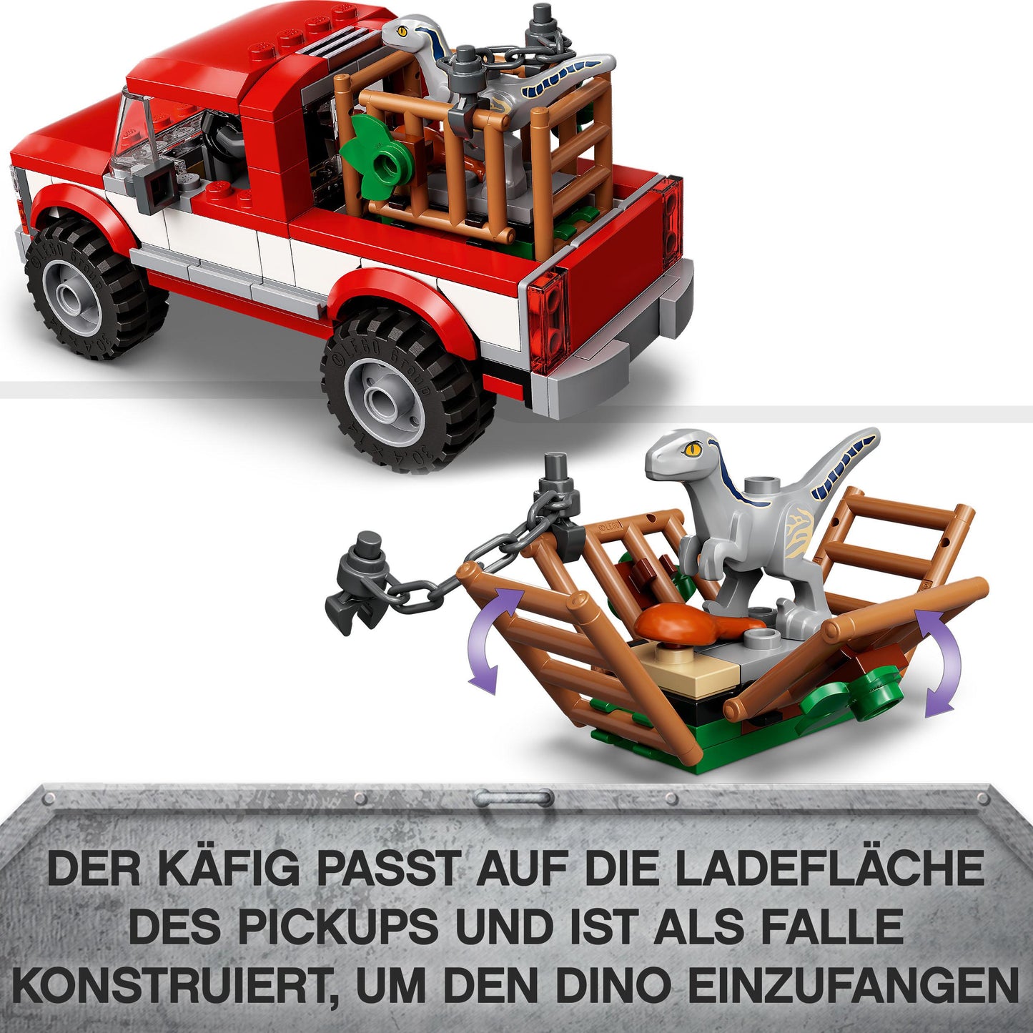 LEGO® Jurassic World 76946 Blue & Beta in der Velociraptor-Falle