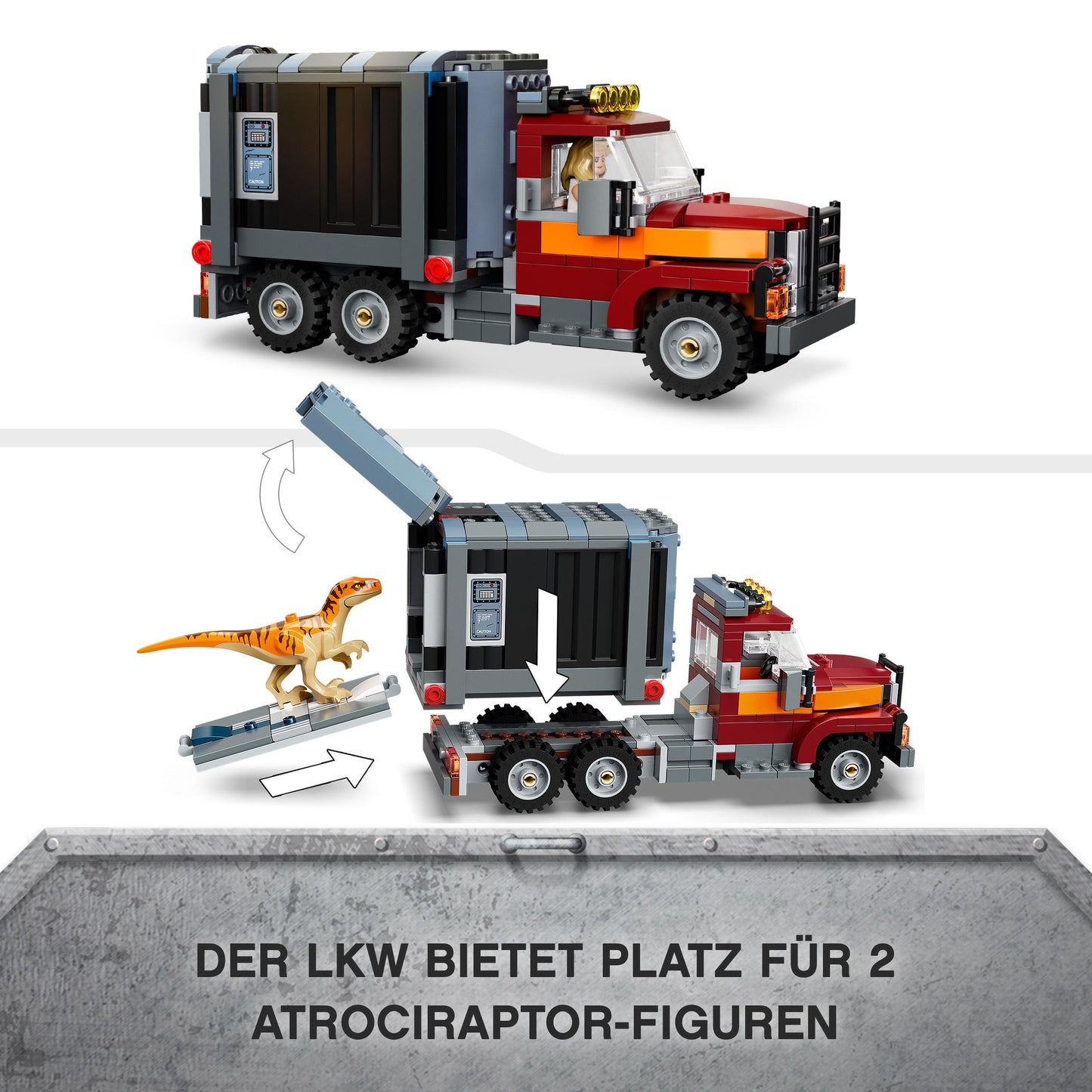 LEGO® Jurassic World 76948 T. Rex & Atrociraptor: Dinosaurier-Ausbruch