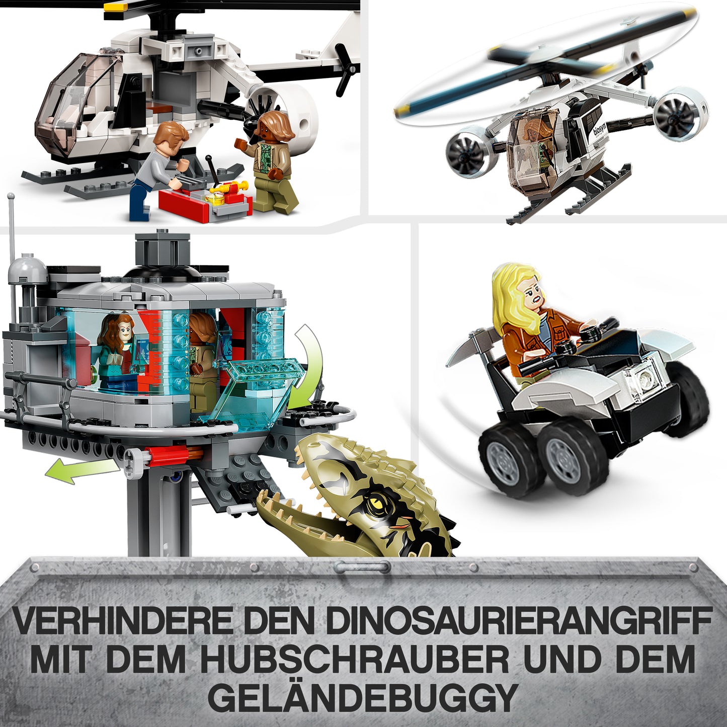 LEGO® Jurassic World 76949 Giganotosaurus & Therizinosaurus Angriff